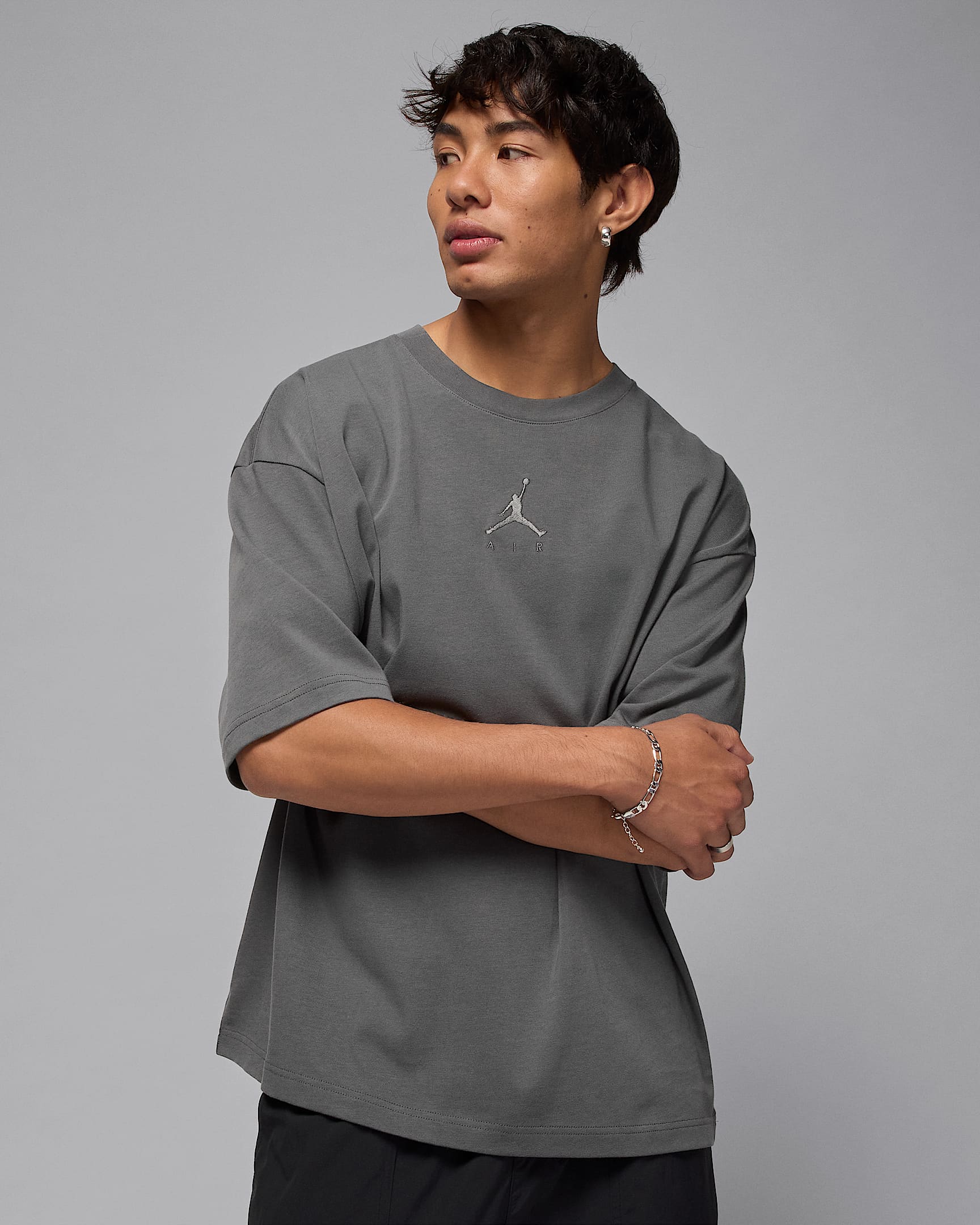Jordan Flight Essentials Men's Oversized T-Shirt - Iron Grey/Iron Grey