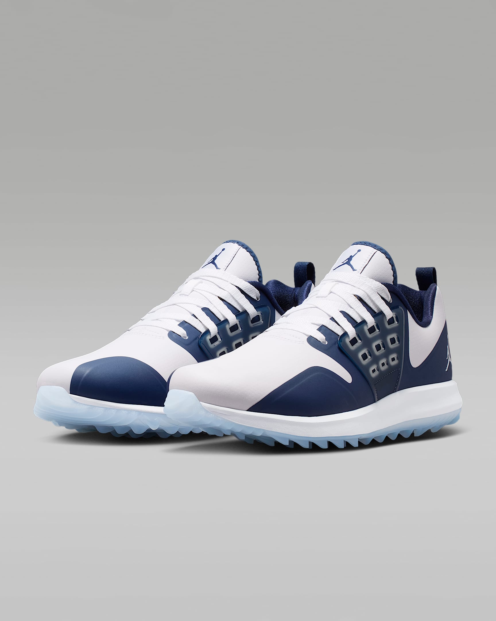 Jordan Grind Golf Shoes - White/White/Midnight Navy