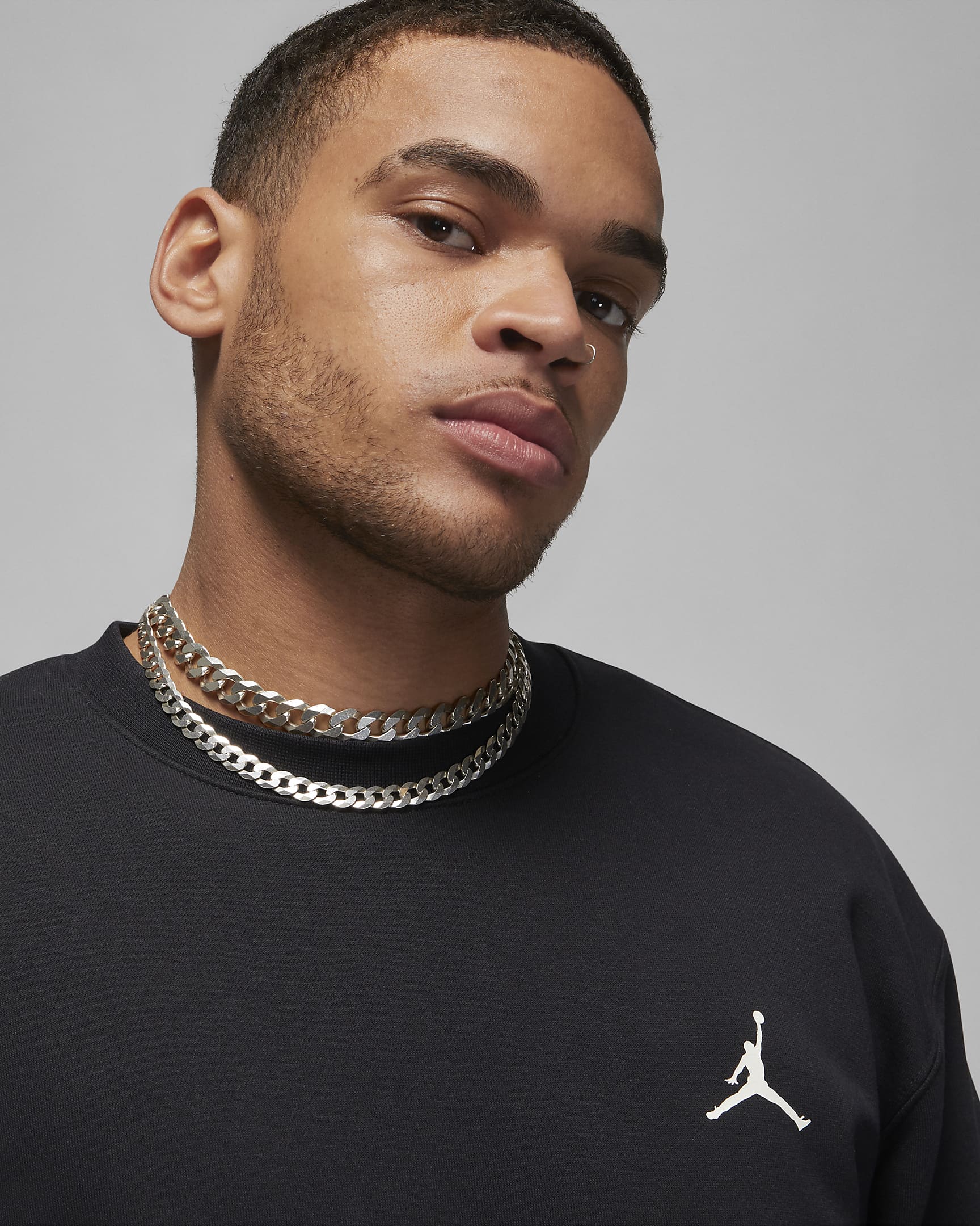 Jordan Flight MVP Men's Graphic Fleece Crew-Neck Sweatshirt. Nike UK
