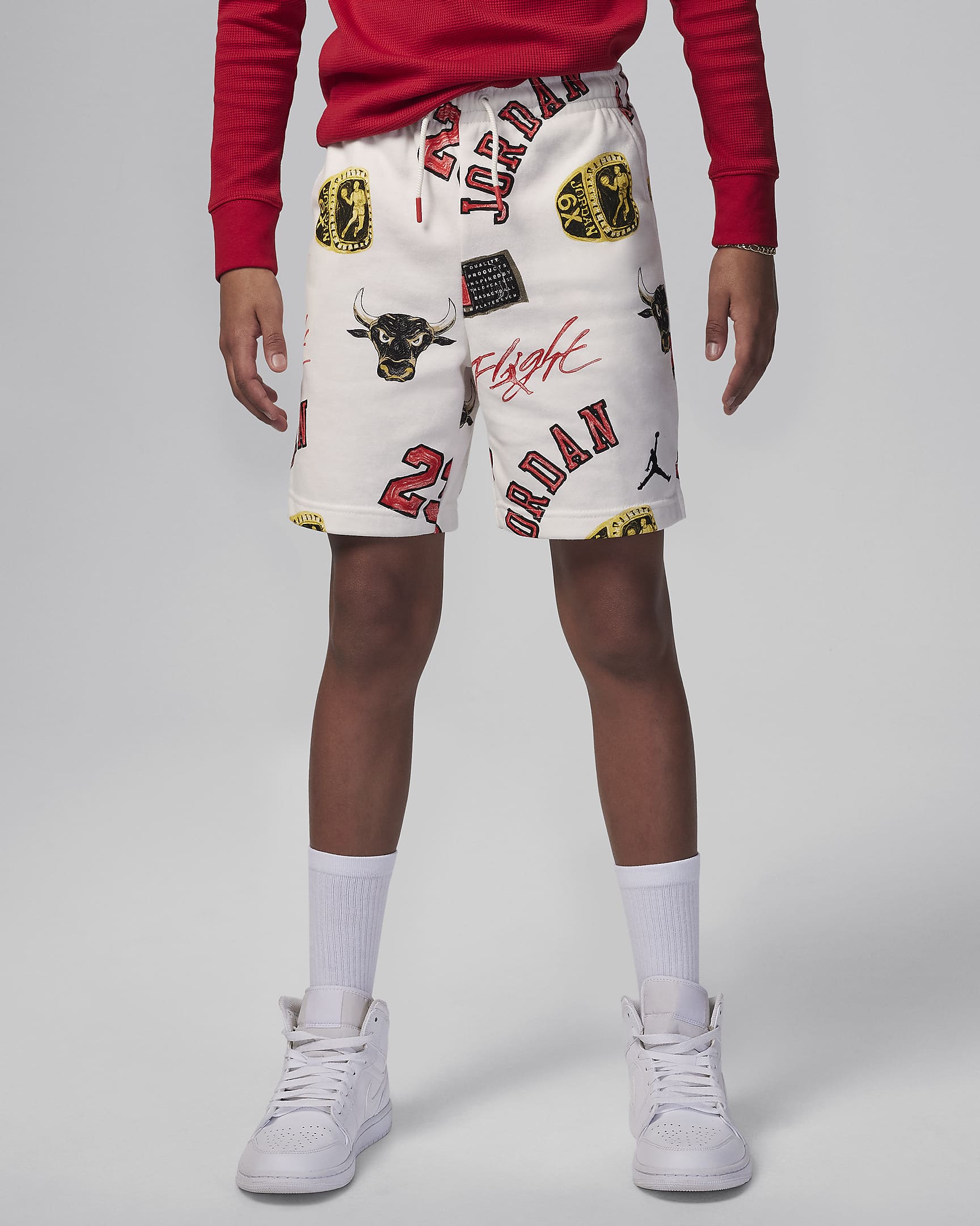 Jordan MJ Essentials Big Kids' Shorts - Sail