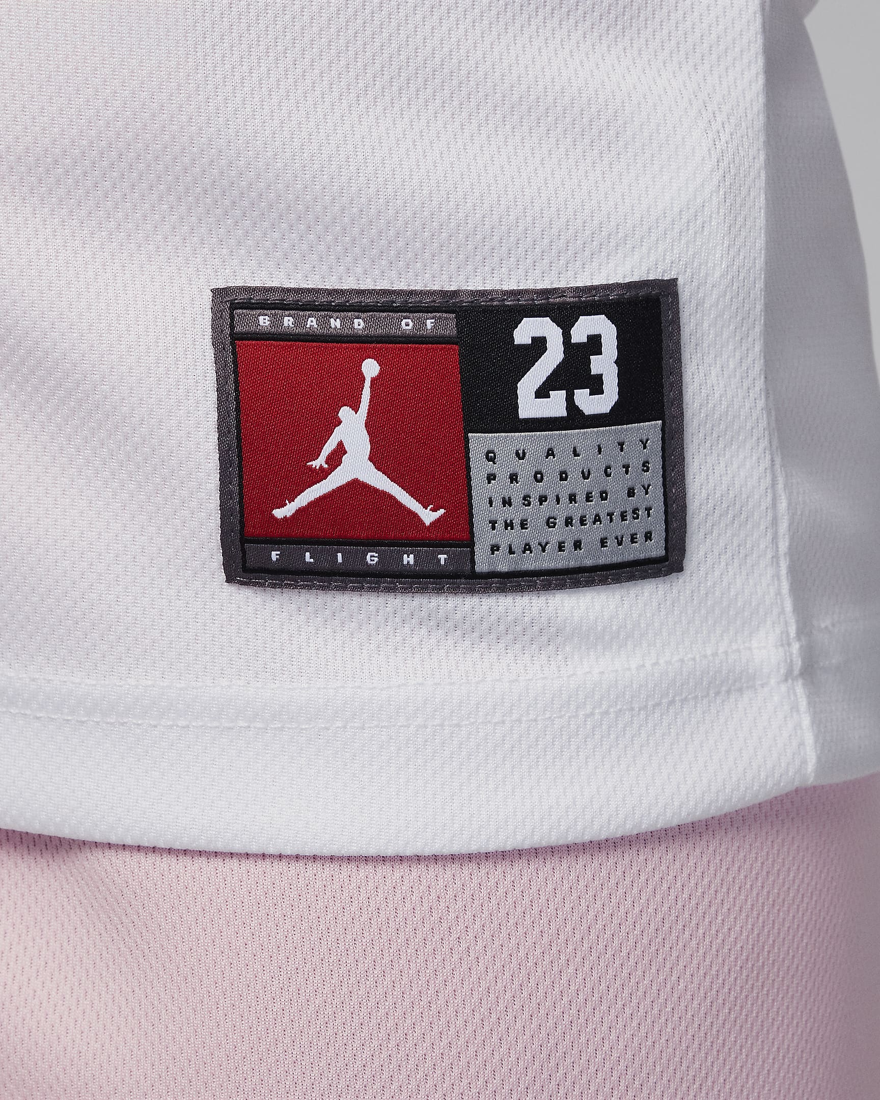 Conjunto de jersey de dos piezas para niños talla pequeña Jordan 23 Jersey - Espuma rosa