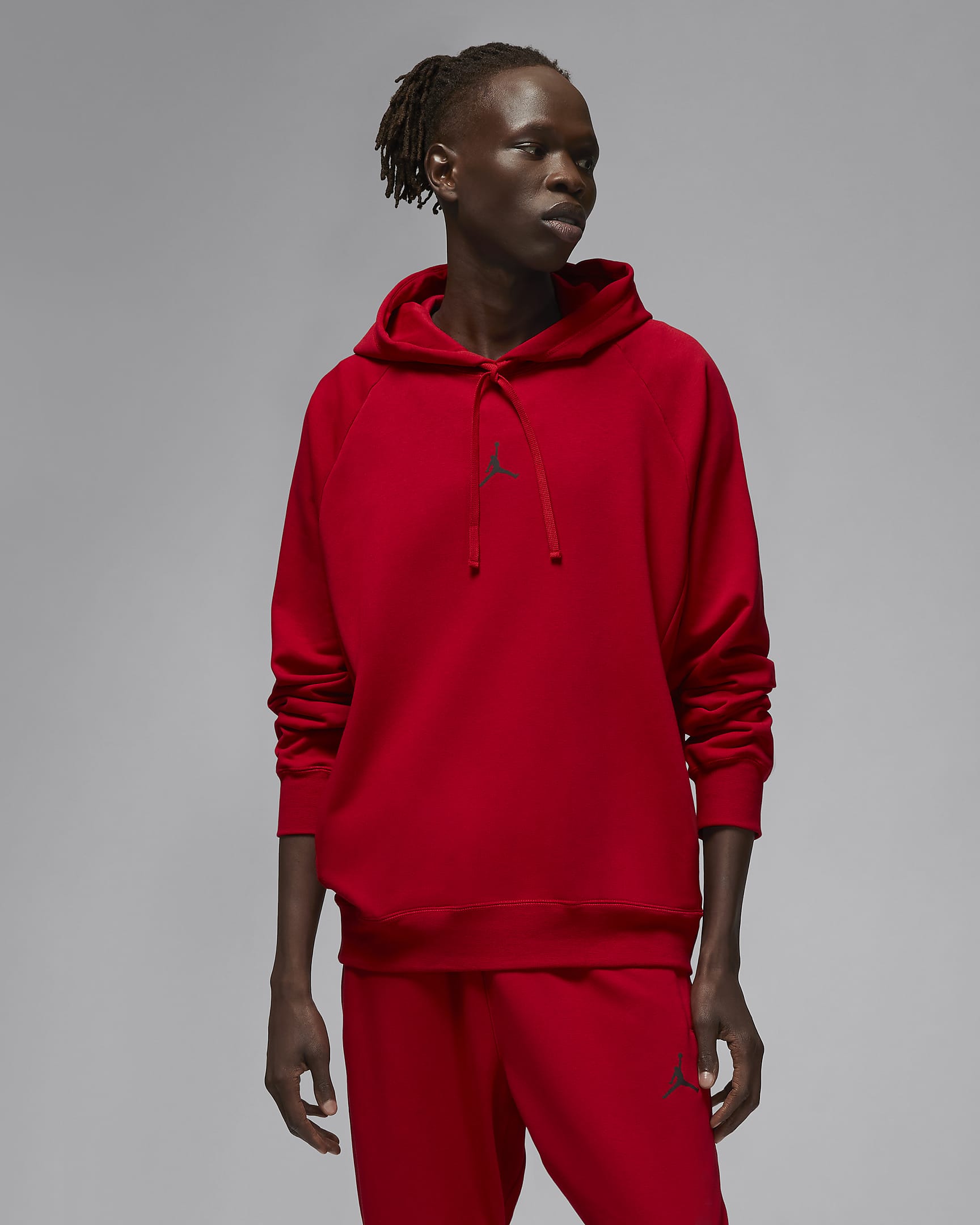 Sweat à capuche en tissu Fleece Jordan Dri-FIT Sport Crossover pour Homme - Gym Red/Noir