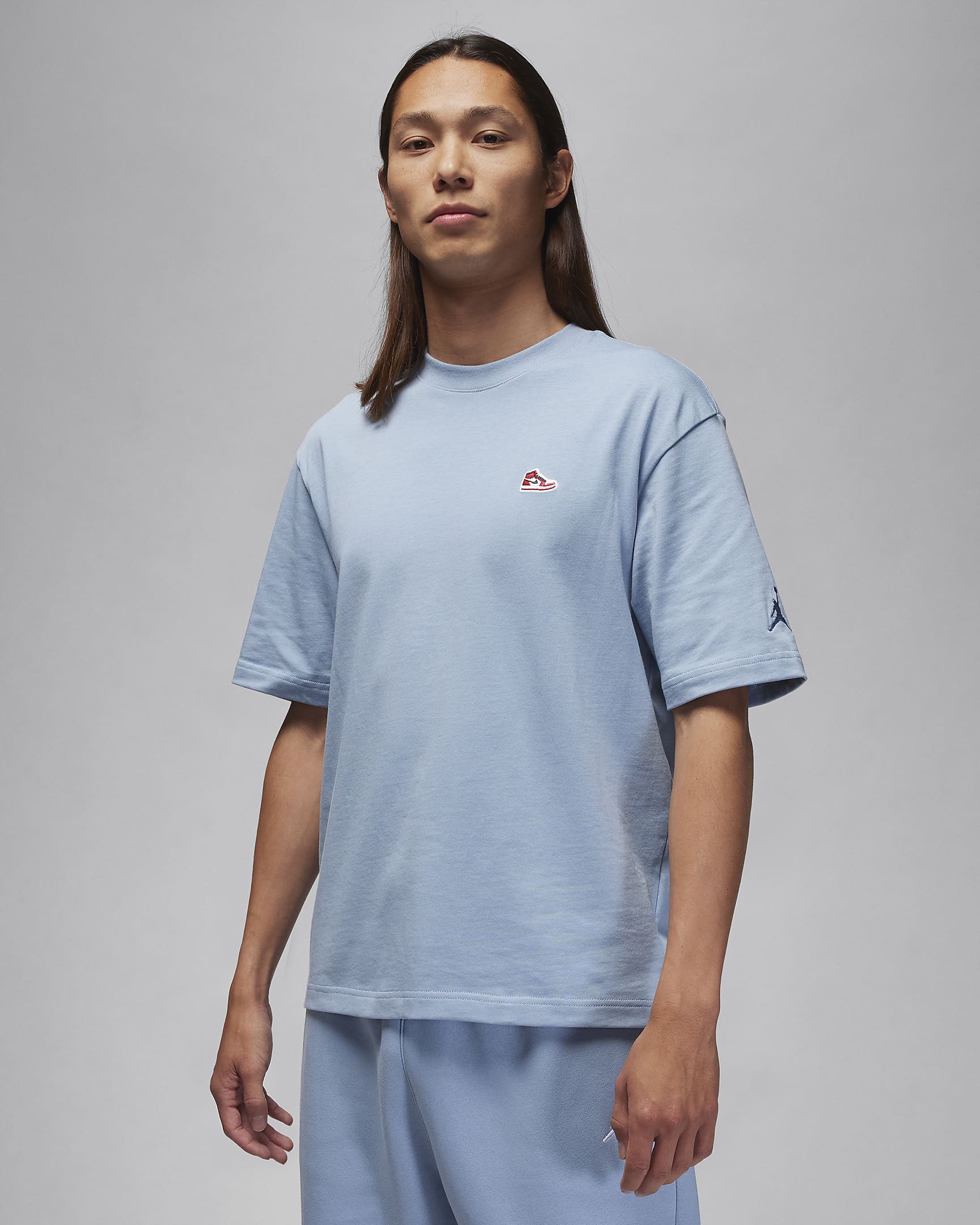 Jordan Brand Men's T-Shirt - Blue Grey
