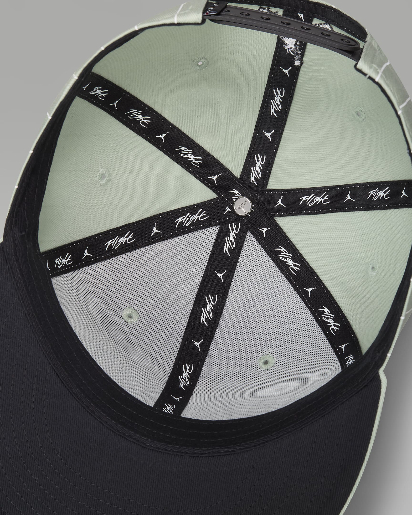 Jordan Flight MVP Pro Structured Cap - Seafoam/Black/Black