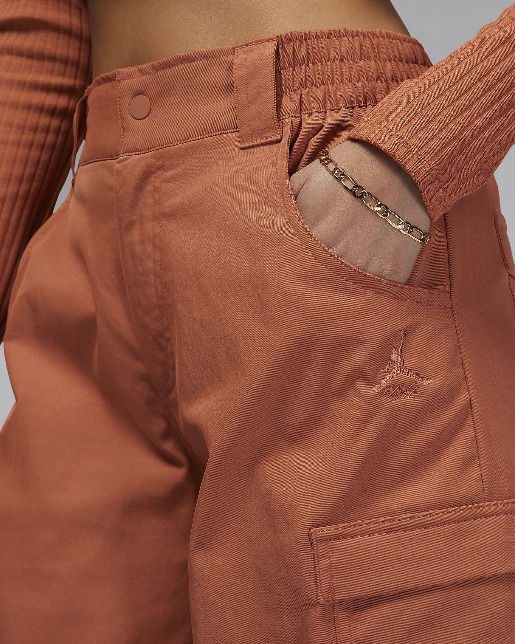 Jordan Chicago Women's Heavyweight Trousers - Dusty Peach