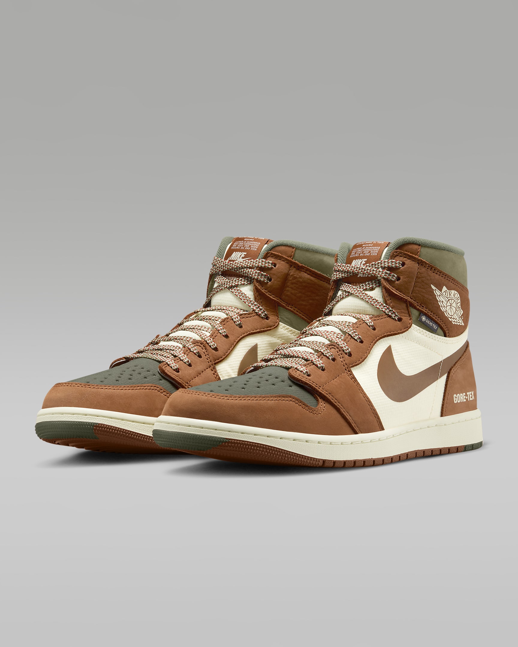 Air Jordan 1 Element Shoes - Legend Sand/Medium Olive/University Red/Legend Coffee