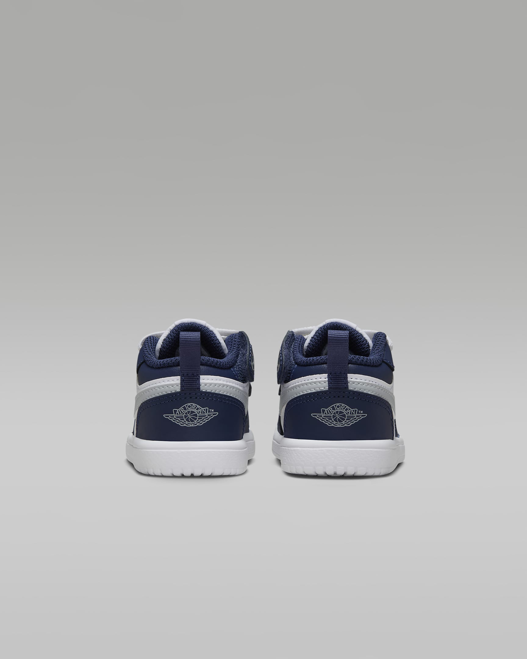 Jordan 1 Low Alt Bebek Ayakkabısı - Beyaz/Midnight Navy/Wolf Grey