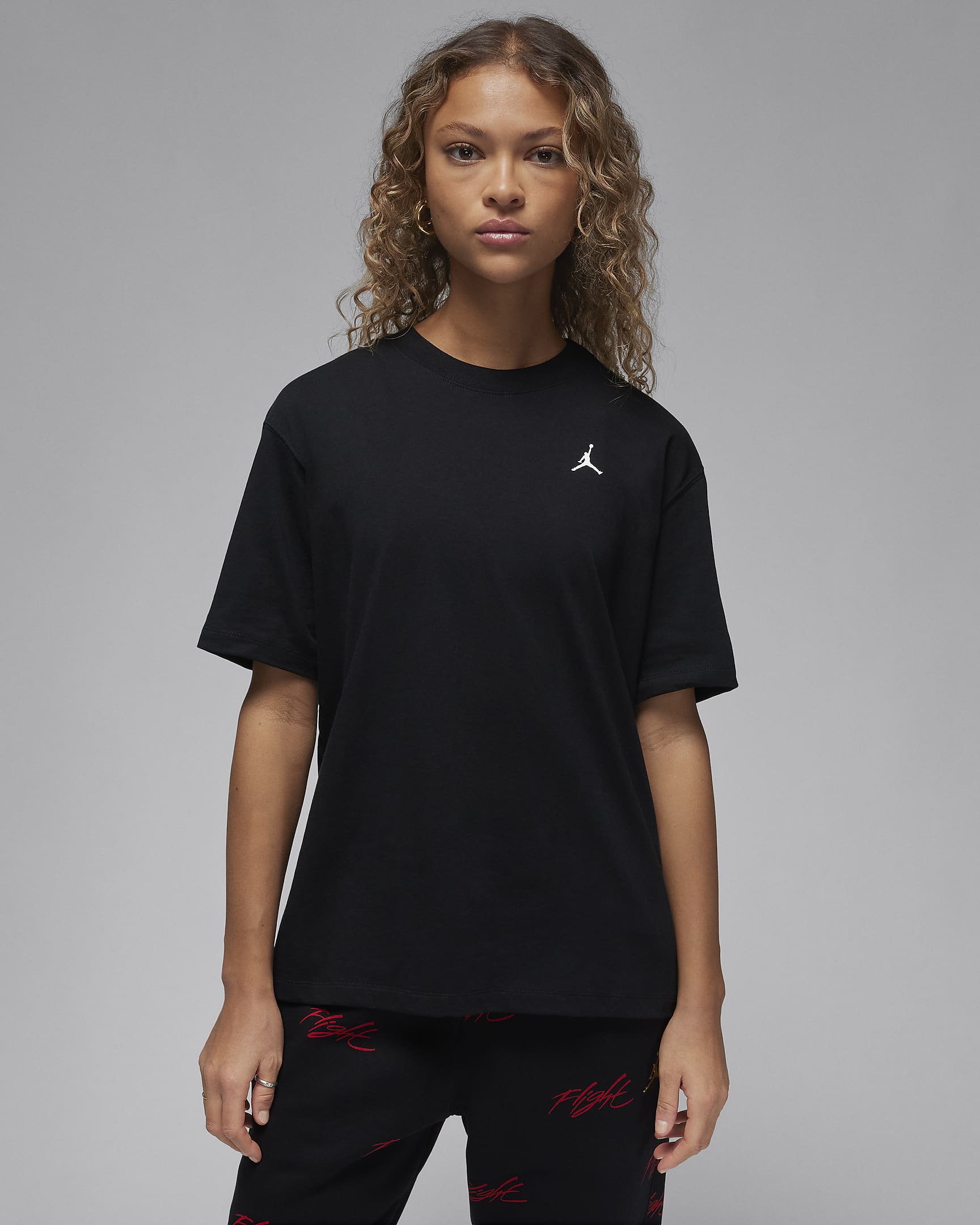 Jordan Camiseta - Mujer - Negro/Blanco