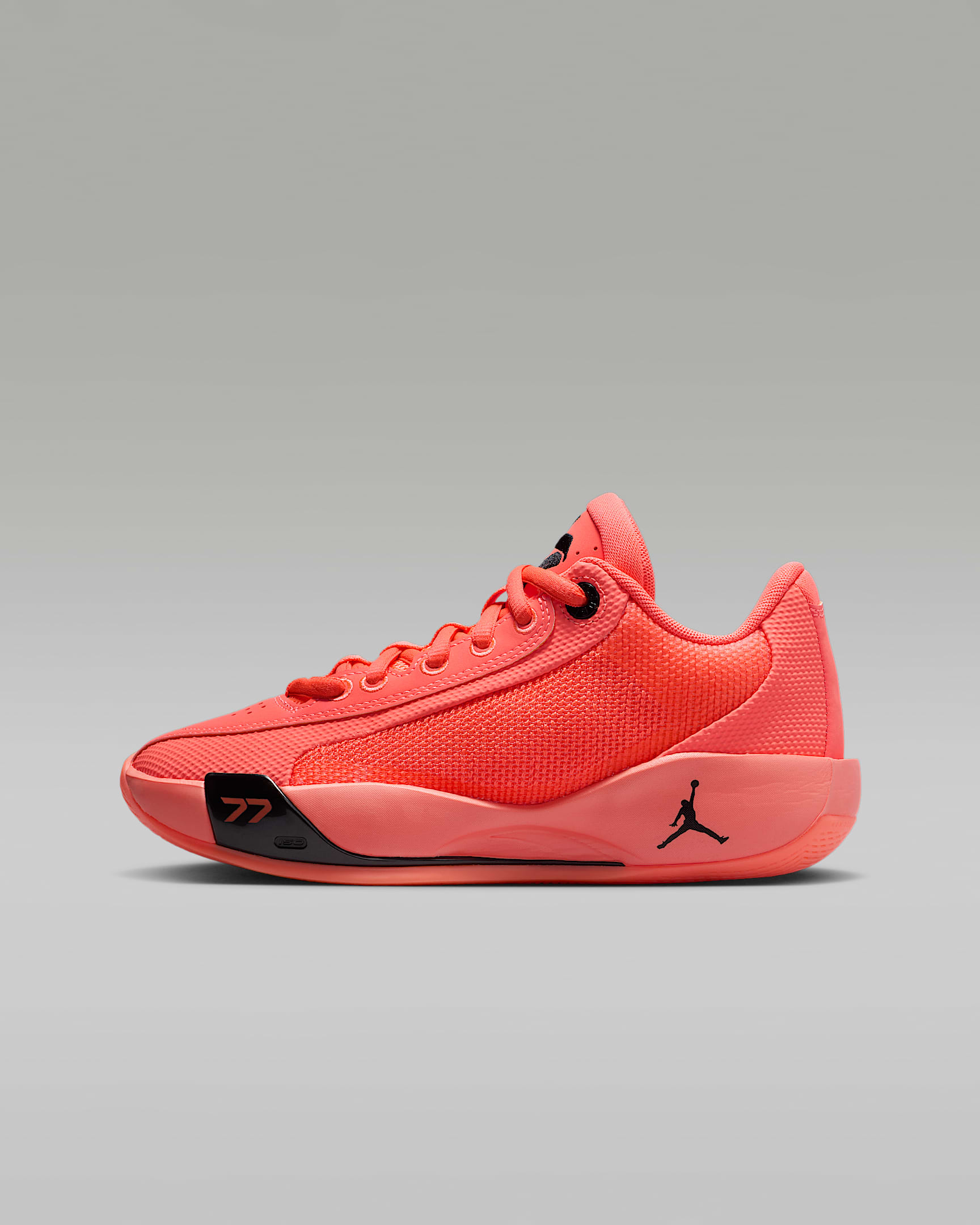 Luka .77 "Bright Mango" Big Kids' Basketball Shoes - Bright Mango/Black