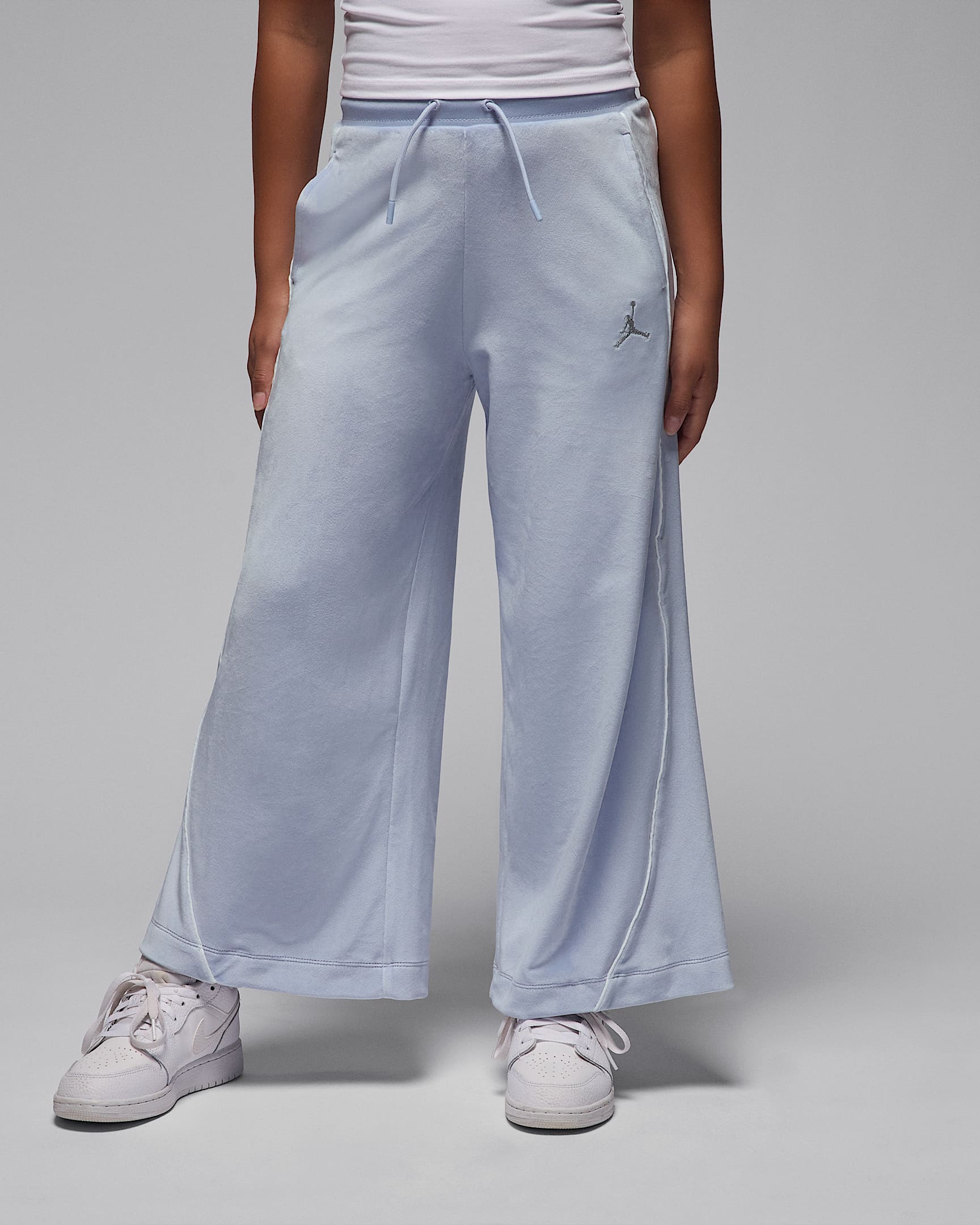 Jordan Mountainside Big Kids' Velour Pants - Ghost