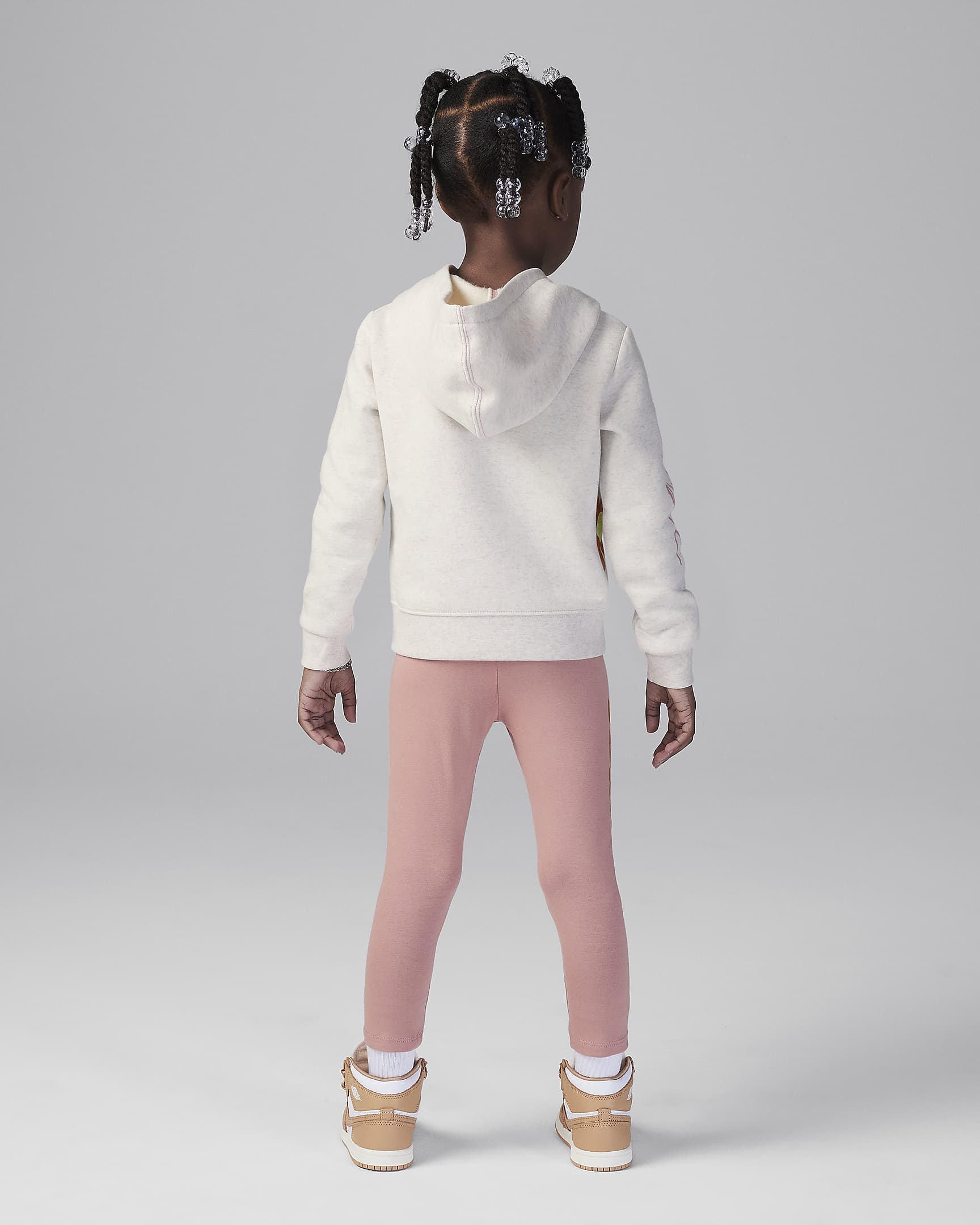 Jordan Deloris Jordan Flowers Toddler Pullover Hoodie Set.