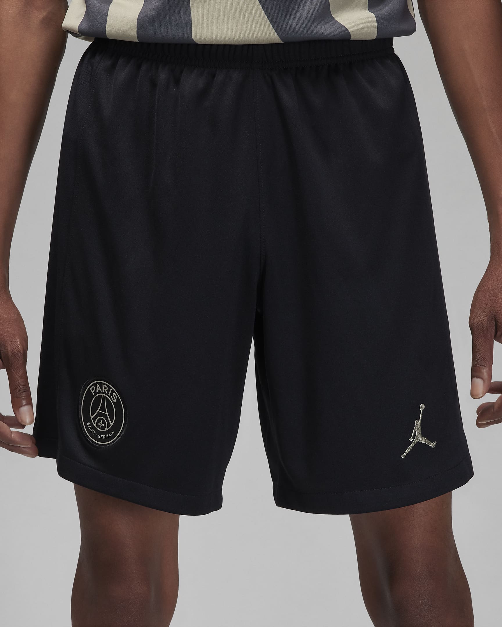 Paris Saint-Germain 2023/24 Stadium Third Men's Nike Dri-FIT Soccer Shorts - Black/Stone