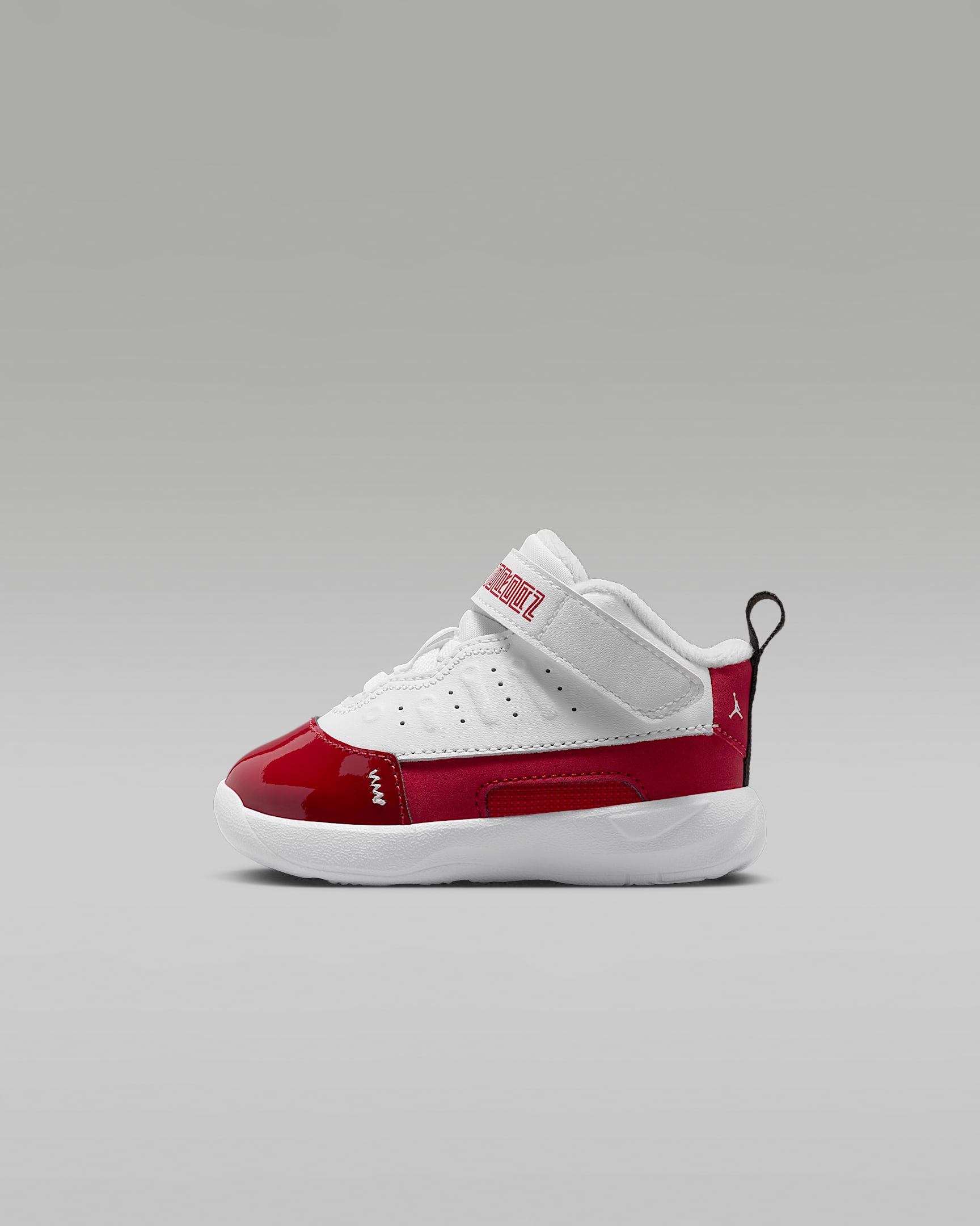 Tenis para bebé e infantil Jordan Max Aura 7 - Blanco/Rojo gimnasio/Negro/Blanco