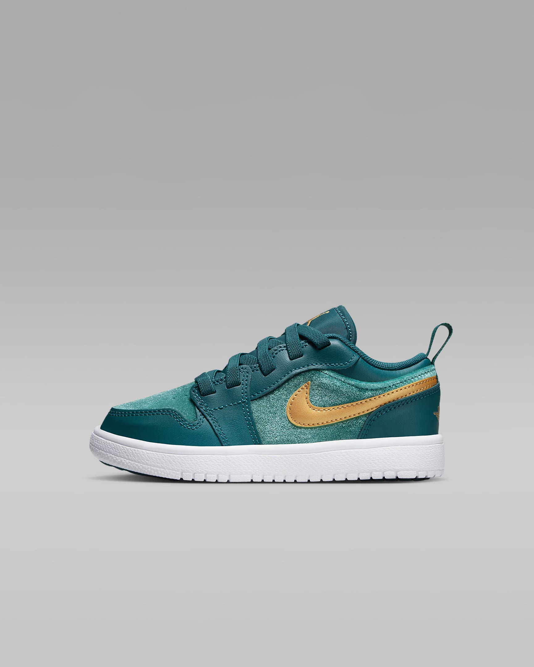 Jordan 1 Low Alt SE Younger Kids' Shoes - Geode Teal/Metallic Gold