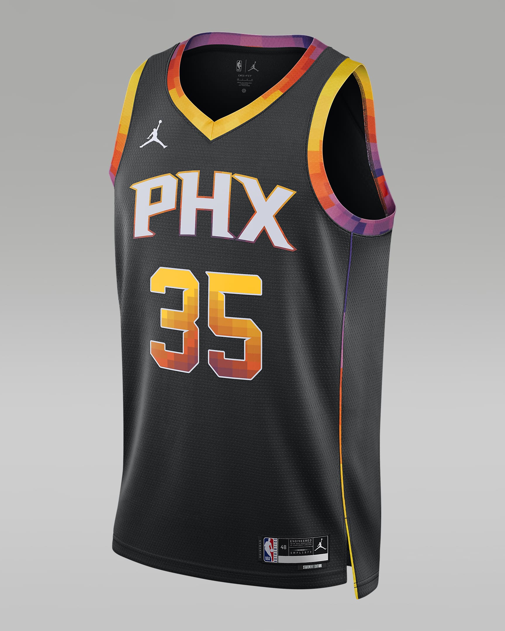 Phoenix Suns Statement Edition Jordan Dri-FIT NBA Swingman férfimez - Fekete