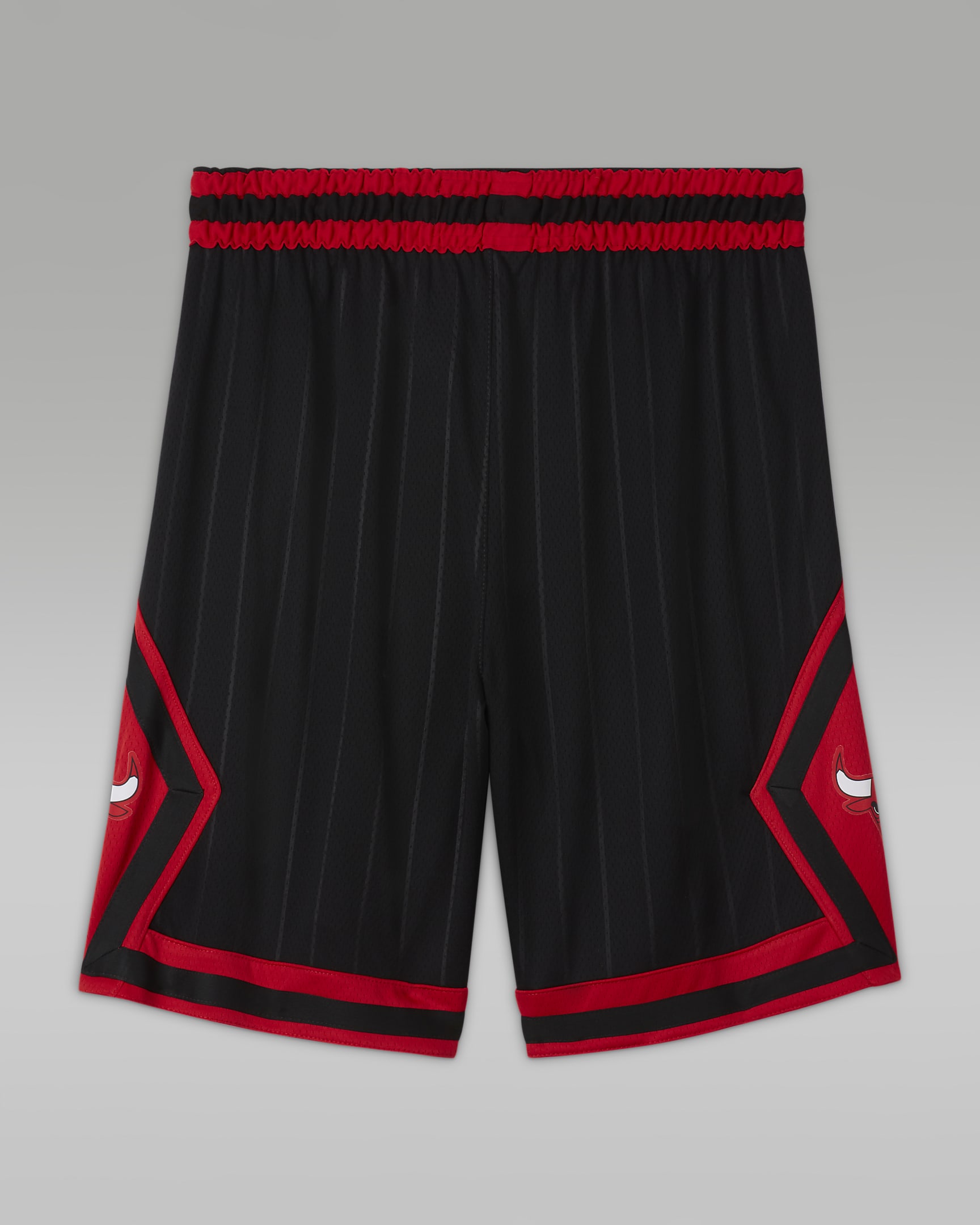 Chicago Bulls Statement Edition Men's Jordan NBA Swingman Shorts - Black/University Red/White