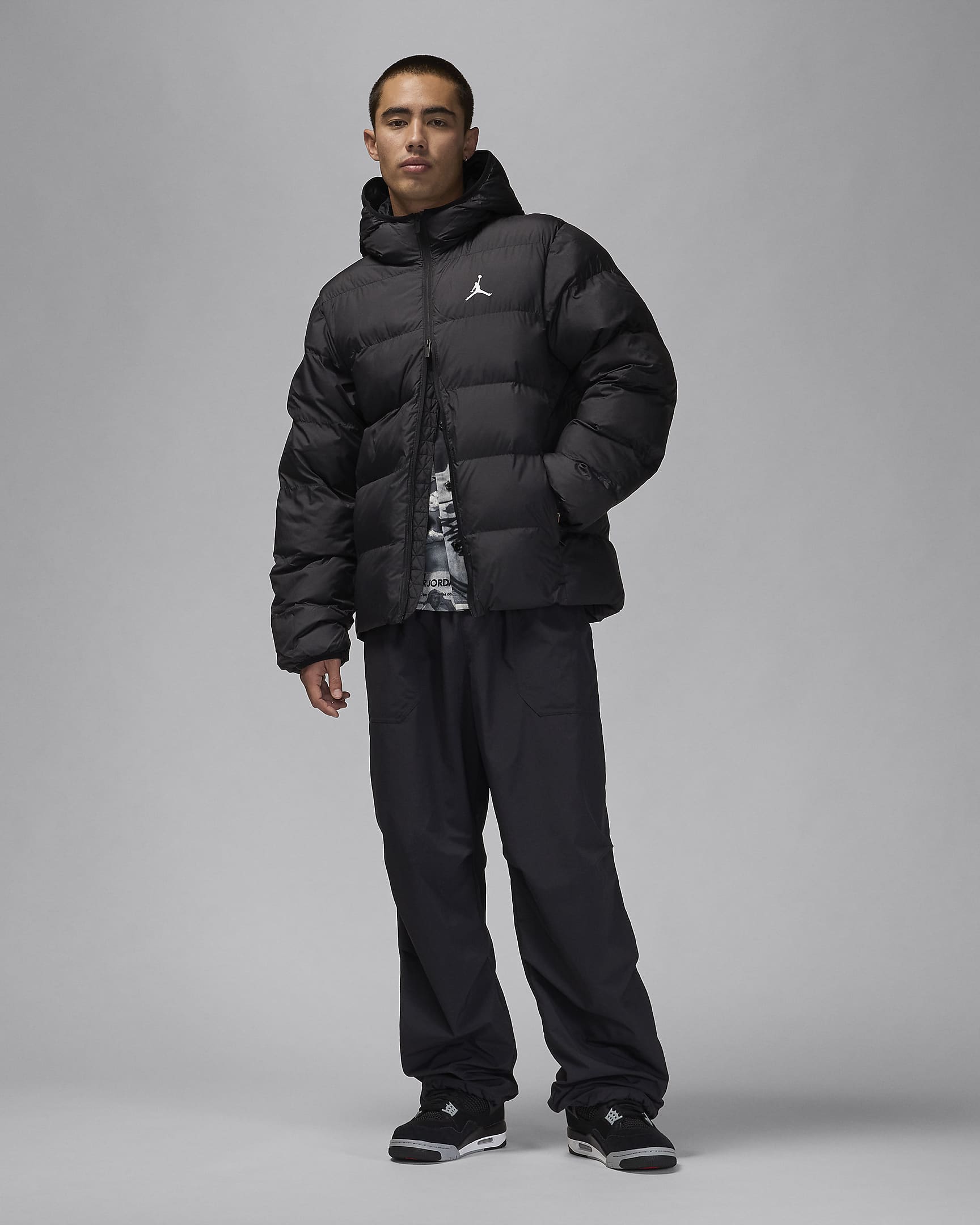 Jordan Brooklyn Men's Puffer Jacket - Black