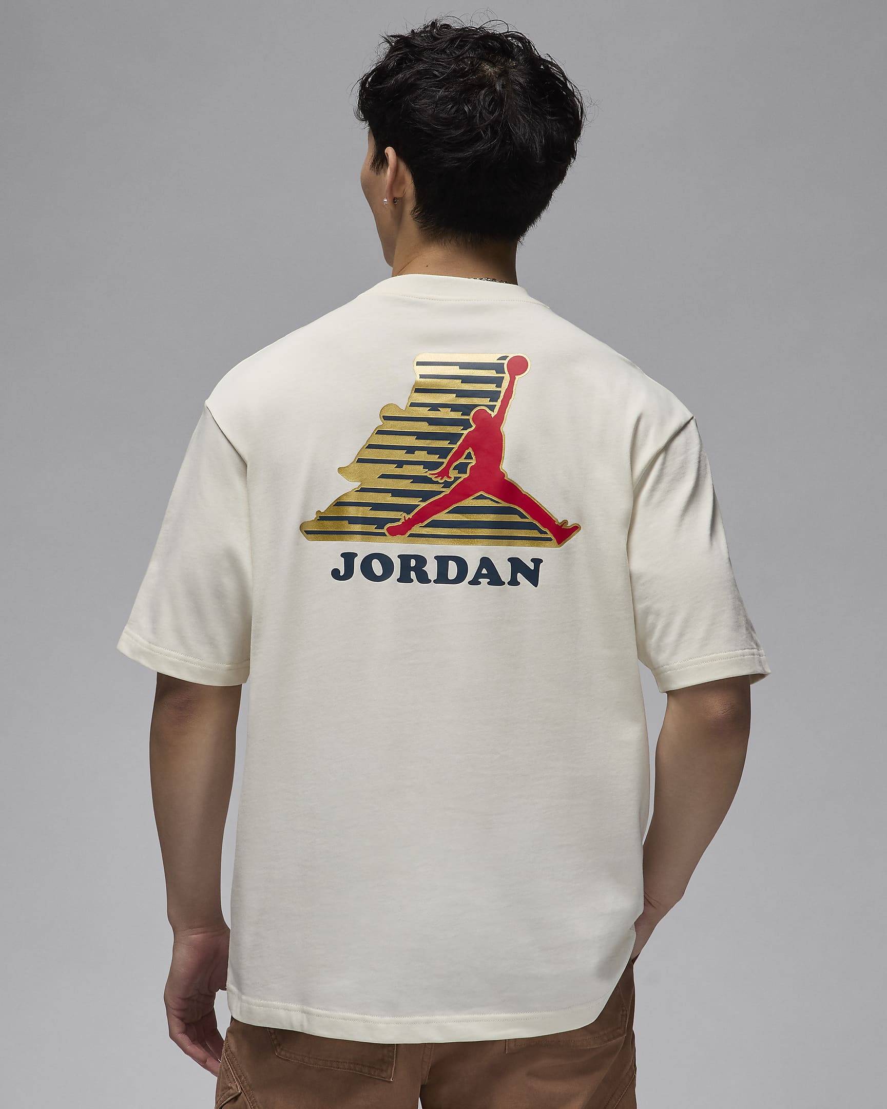 Playera con gráfico para hombre Jordan - Marfil pálido