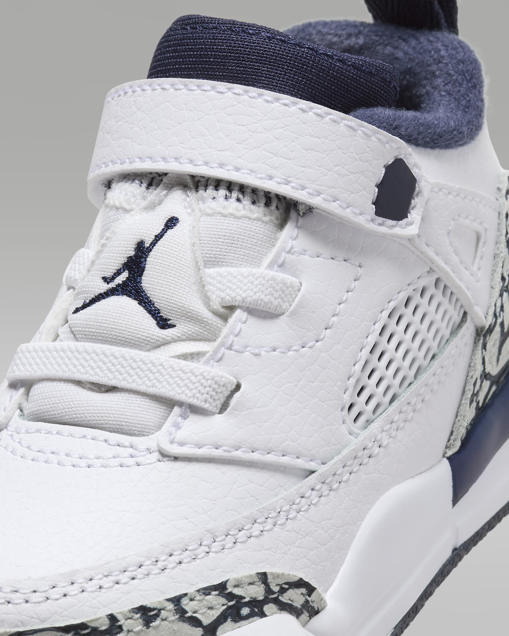 Jordan Spizike Low Baby/Toddler Shoes - White/Pure Platinum/Obsidian