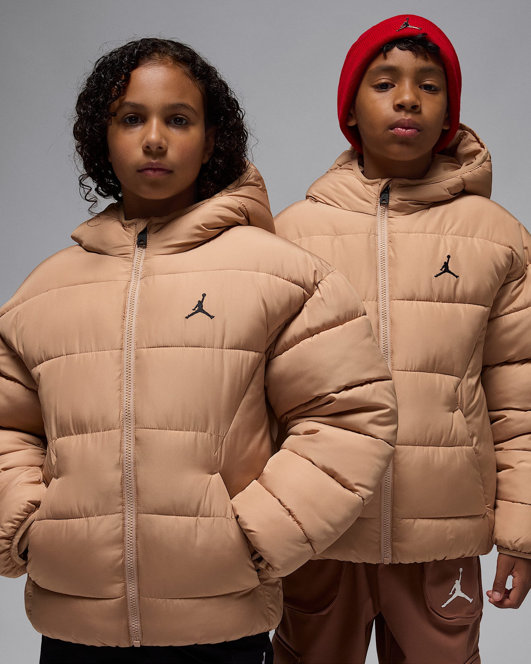 Jordan Brooklyn gewatteerd jack voor kids - Hemp