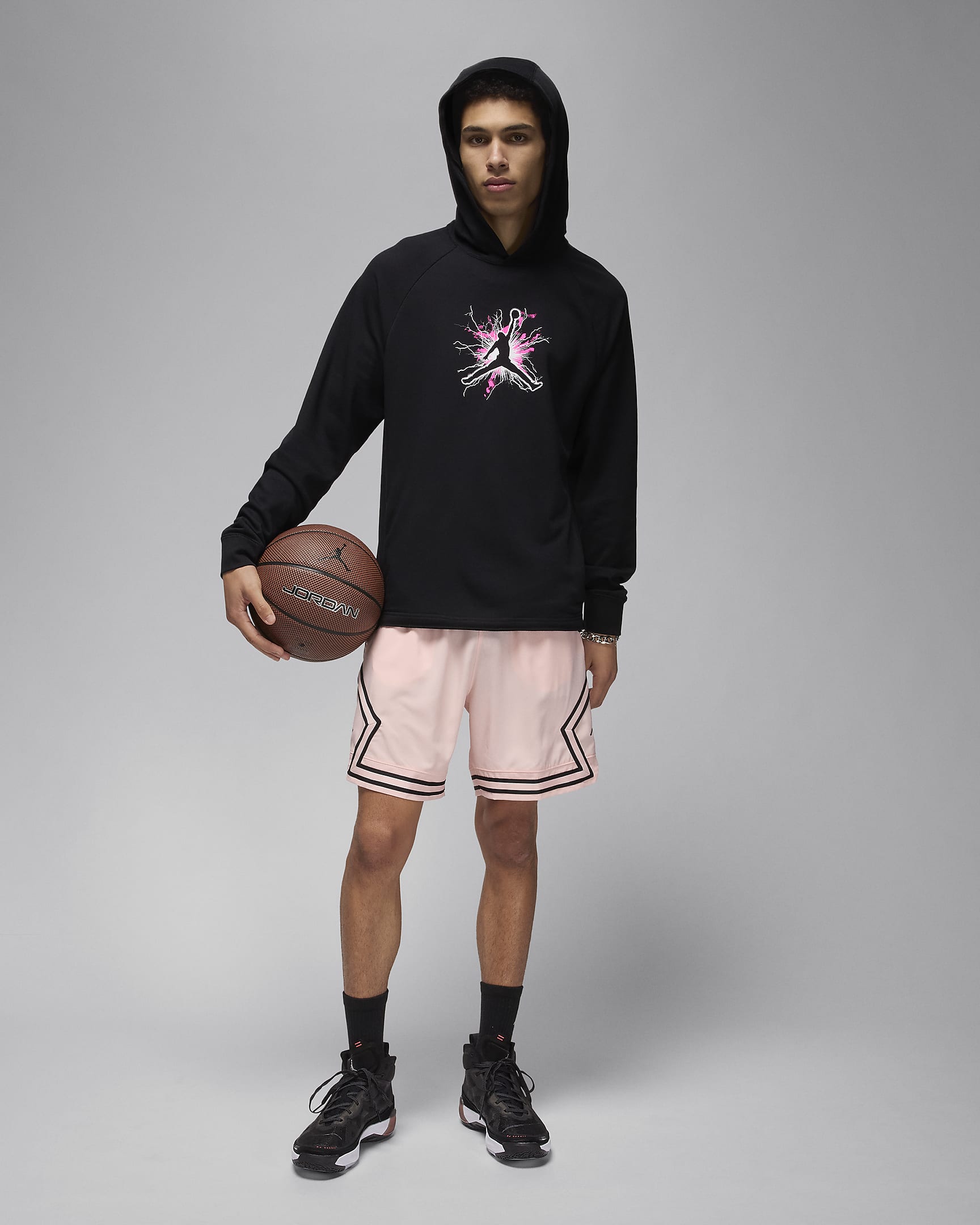 Jordan Dri-FIT Sport Men's Graphic Fleece Pullover Hoodie. Nike NO