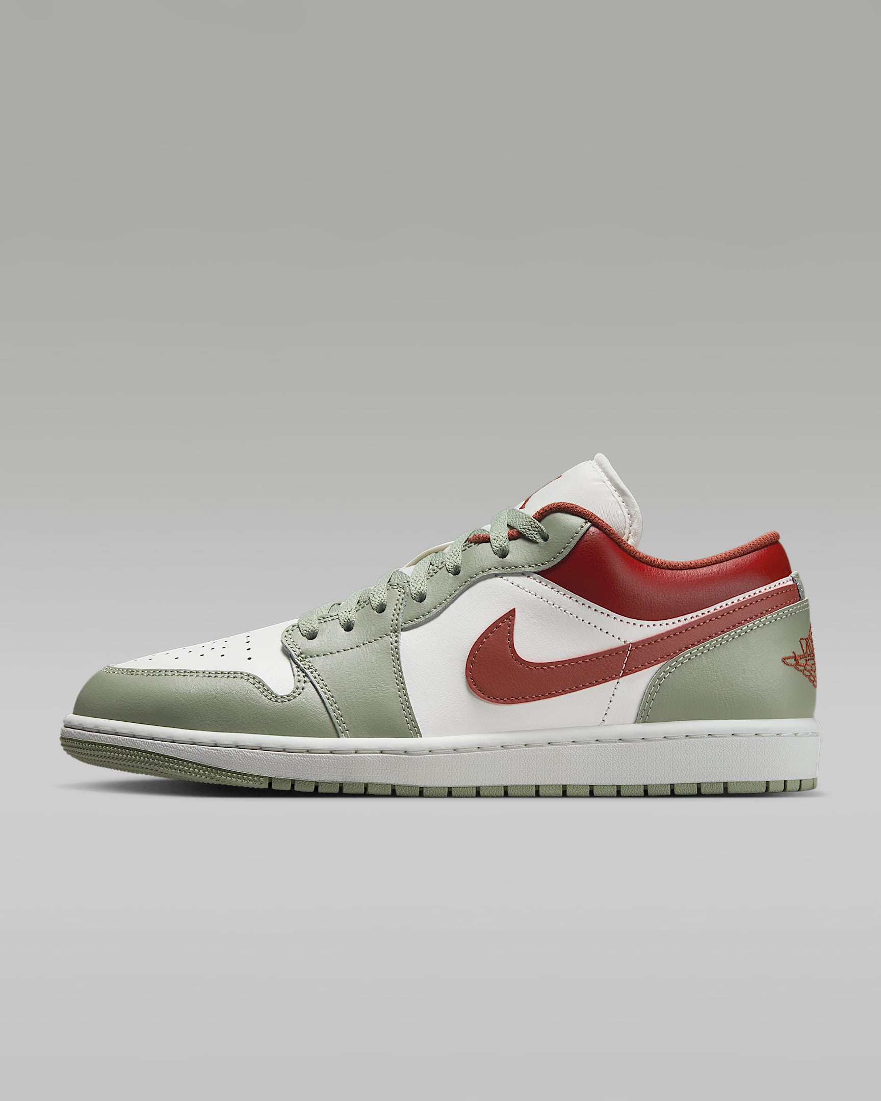 Air Jordan 1 Low Men's Shoes - Sail/Pure Platinum/Summit White/Jade Horizon