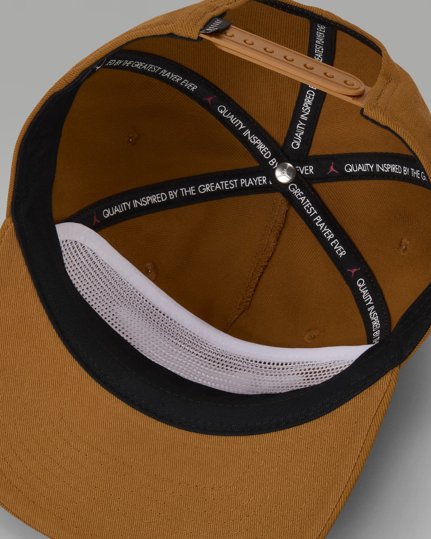 Jordan Pro Unstructured Flat-Bill Hat - Desert Bronze/White