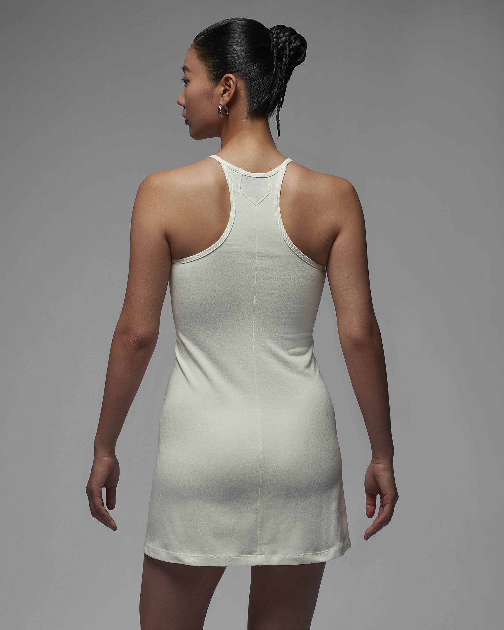 Slim Knit Dress with Faux-Layer Design