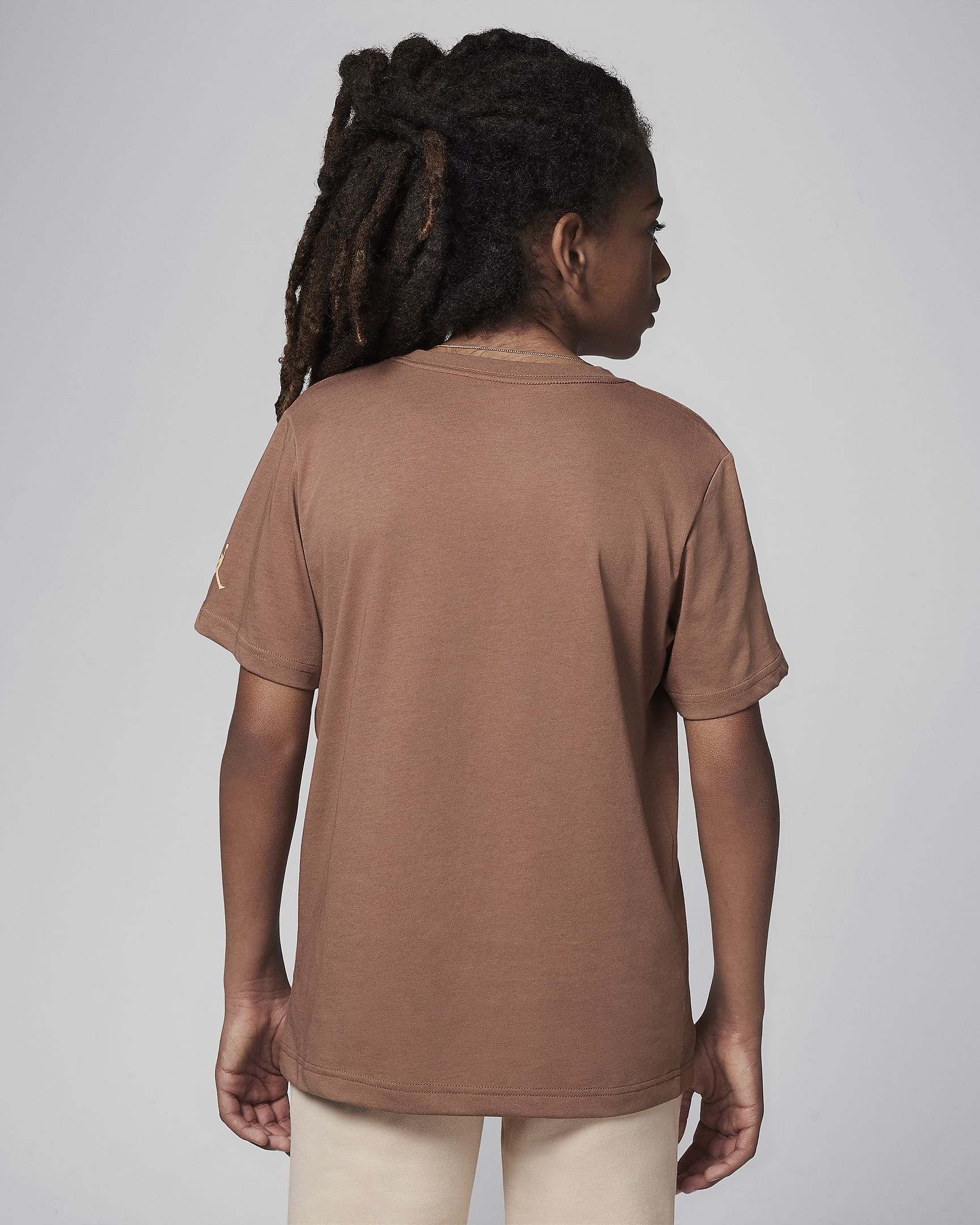 Jordan MVP Big Kids' Motion Jumpman T-Shirt - Archaeo Brown