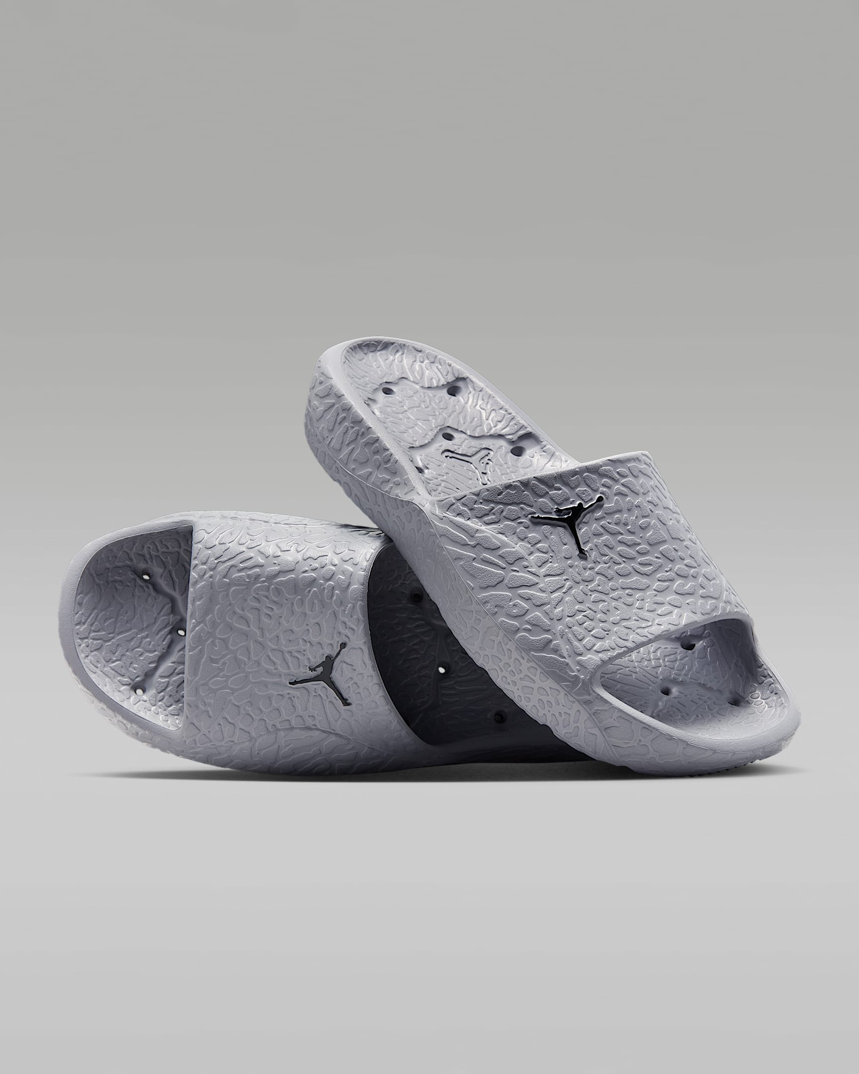 Jordan Franchise Shower Slides - Cement Grey/Black