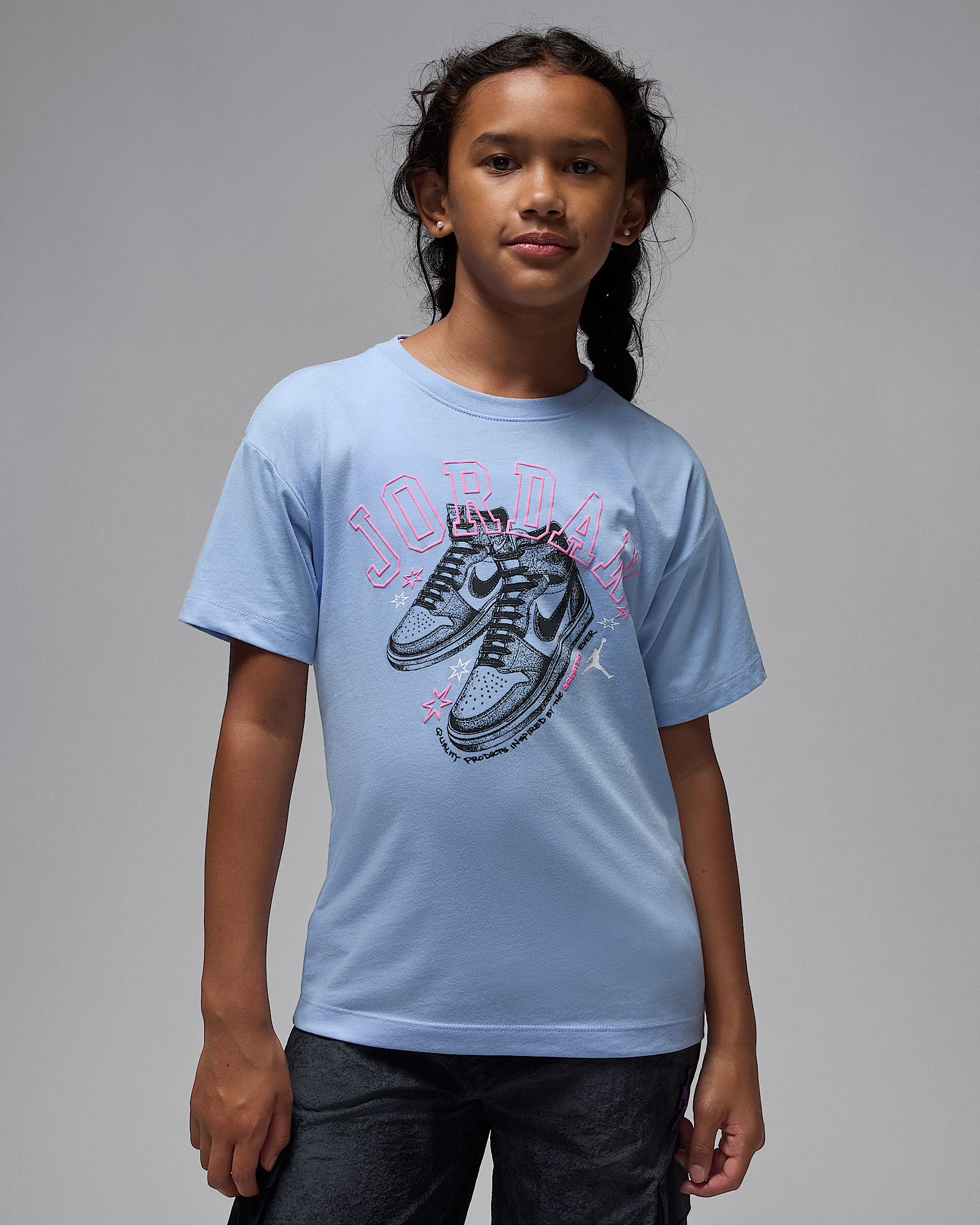 Jordan Big Kids' AJ1 Rookie T-Shirt - Cobalt Bliss