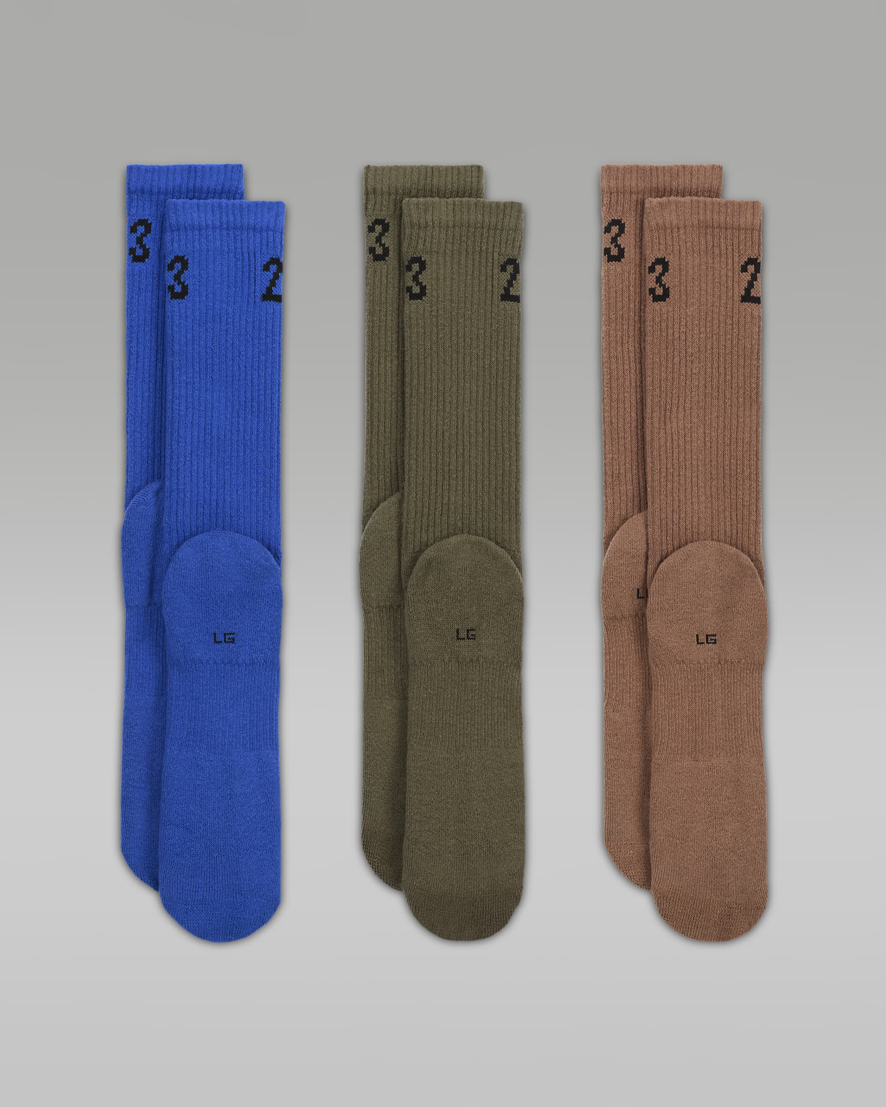 Jordan Essentials Crew-Socken (3 Paar) - Multi-Color