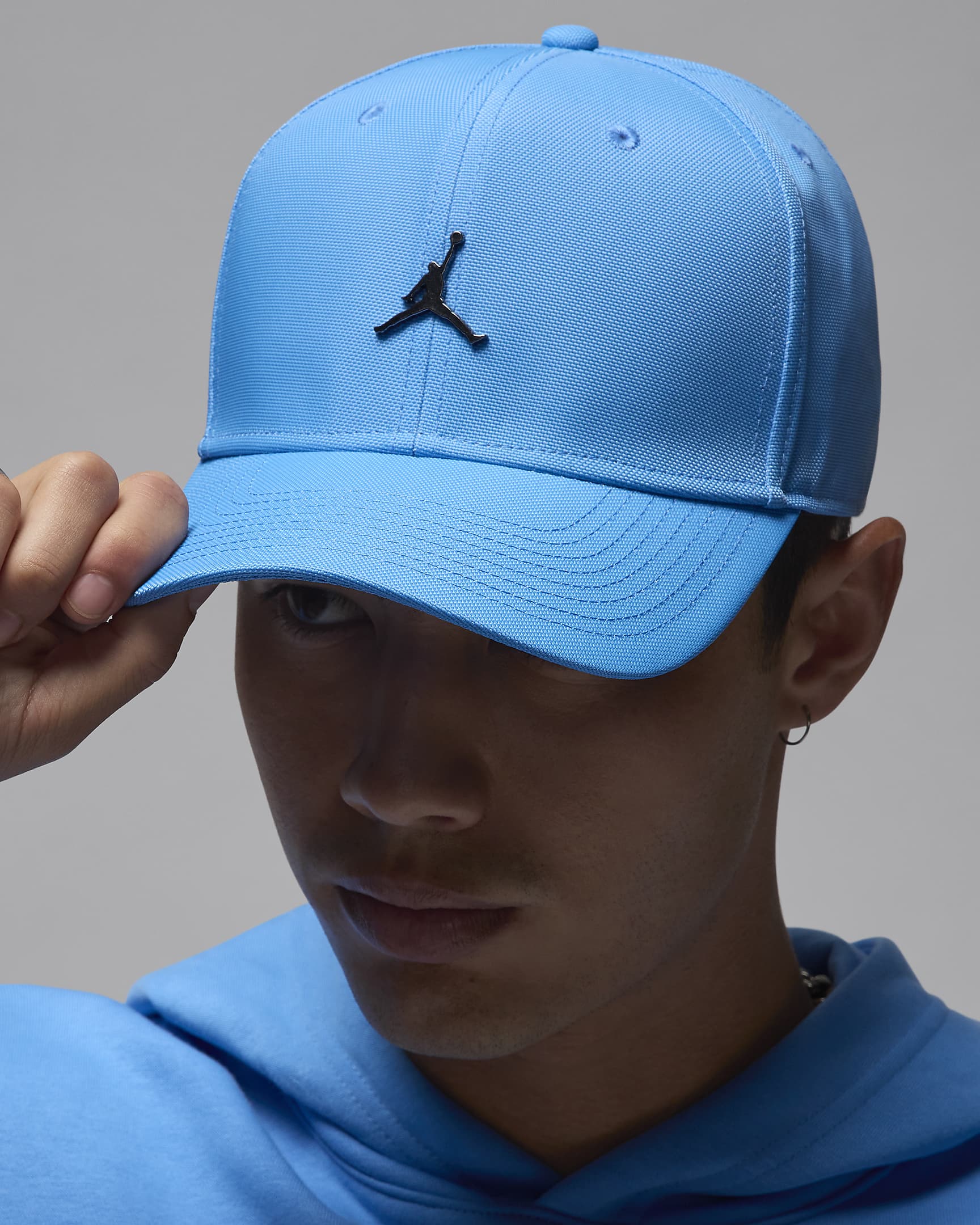 Jordan Rise Cap Adjustable Hat - Legend Blue/Gunmetal