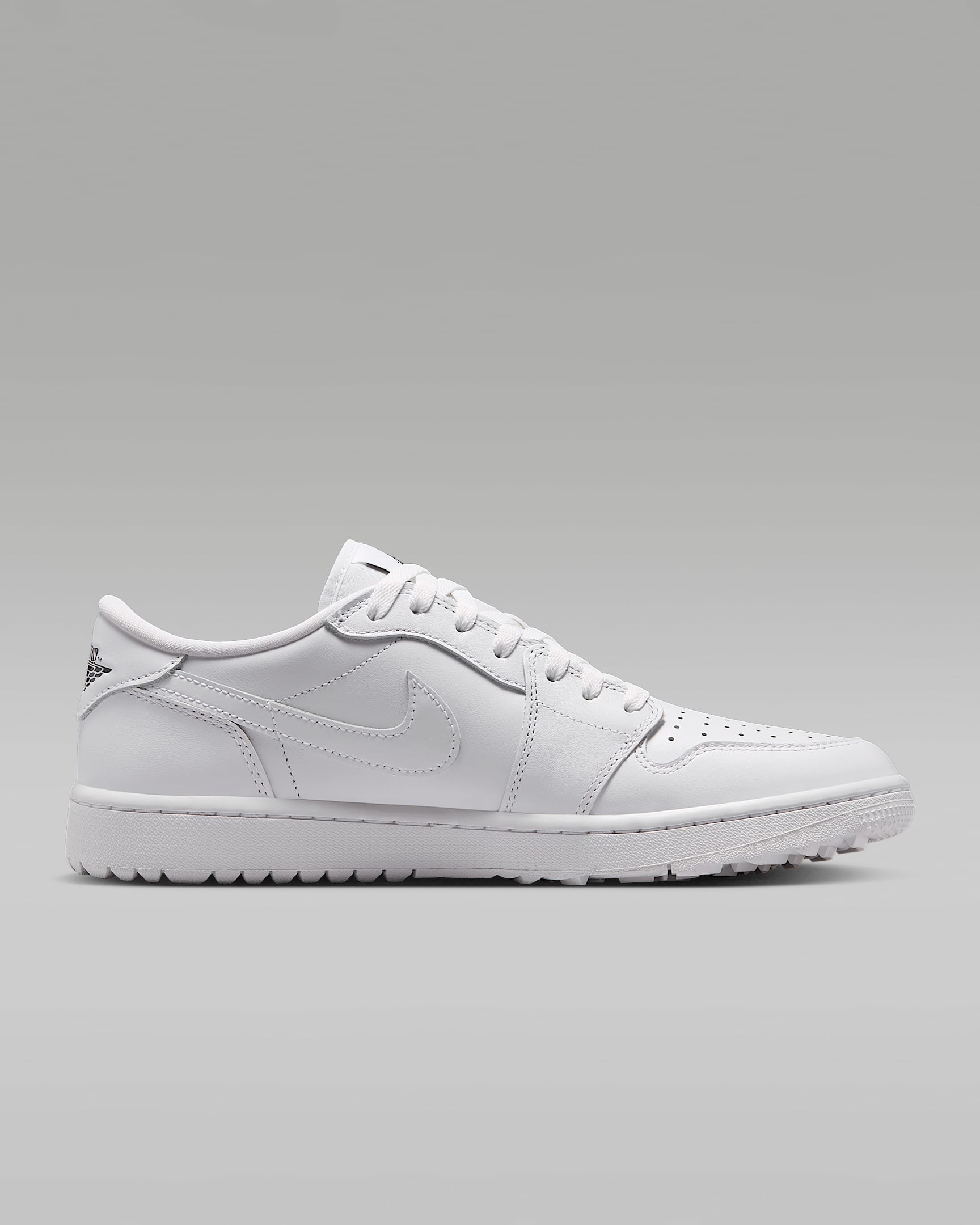 Air Jordan 1 Low G Golf Shoes - White/Obsidian/White/White