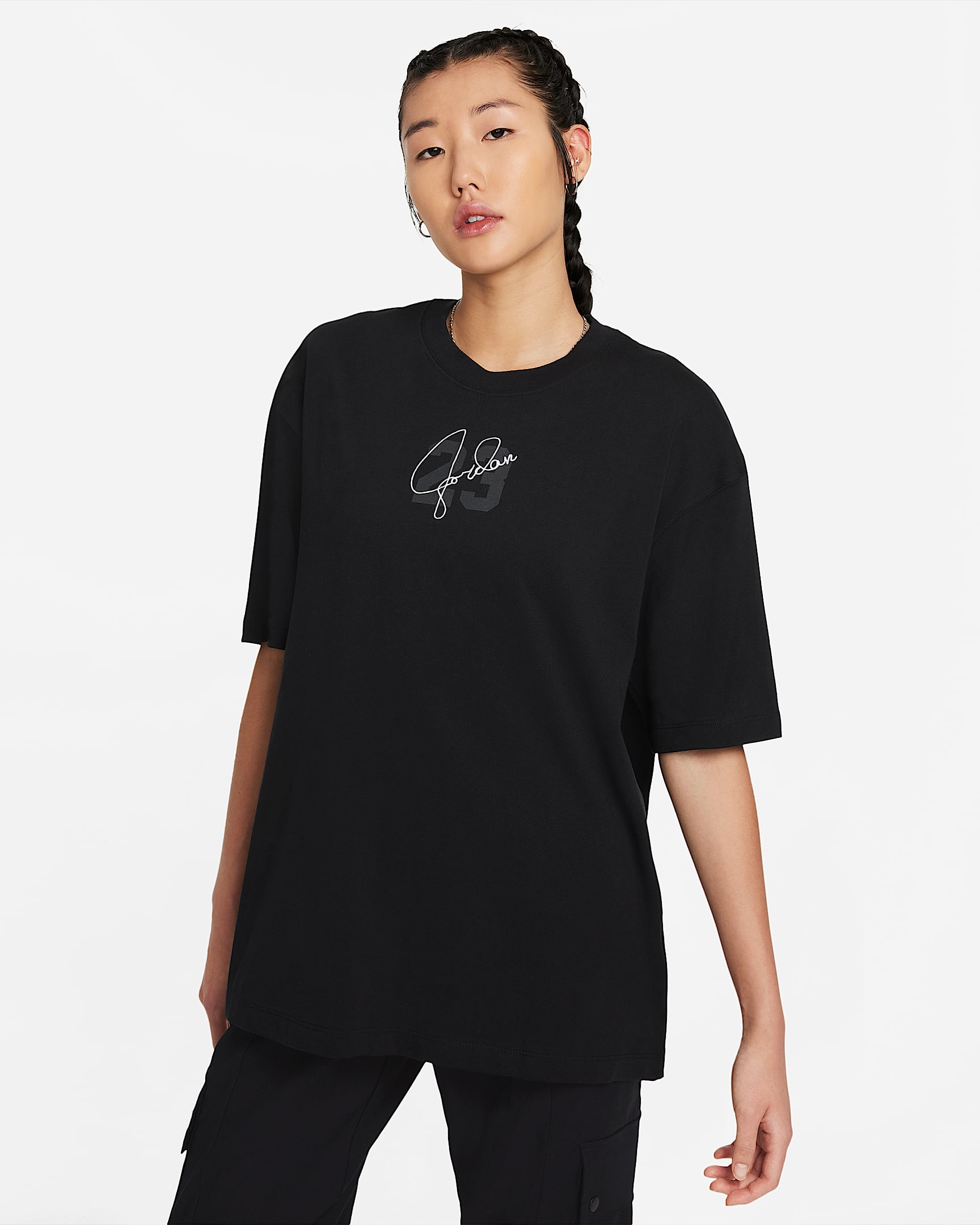 Jordan Essentials Women's Short-Sleeve Graphic T-Shirt - Black