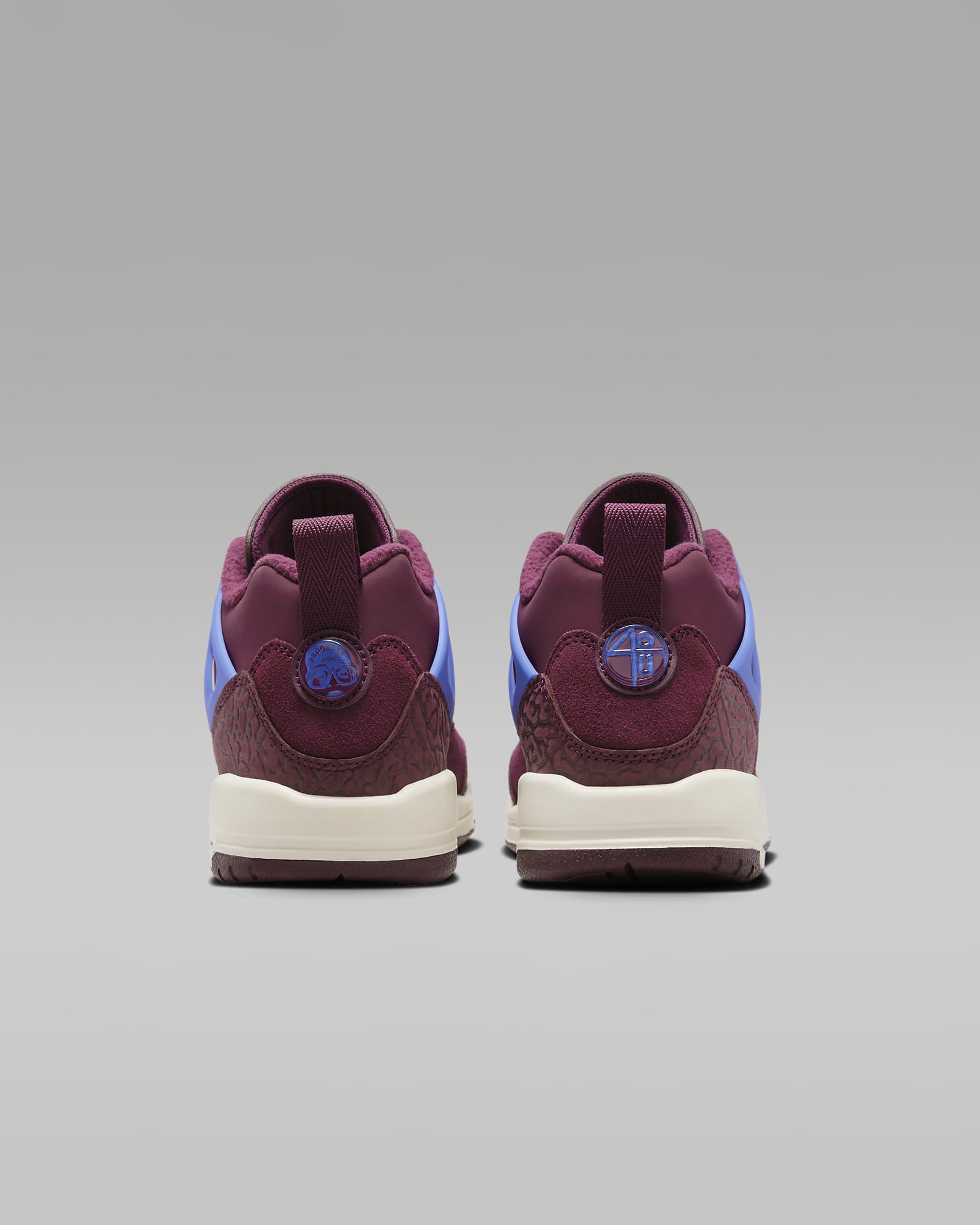 Jordan Spizike Low Big Kids' Shoes - Bordeaux/Sail/Hyper Royal