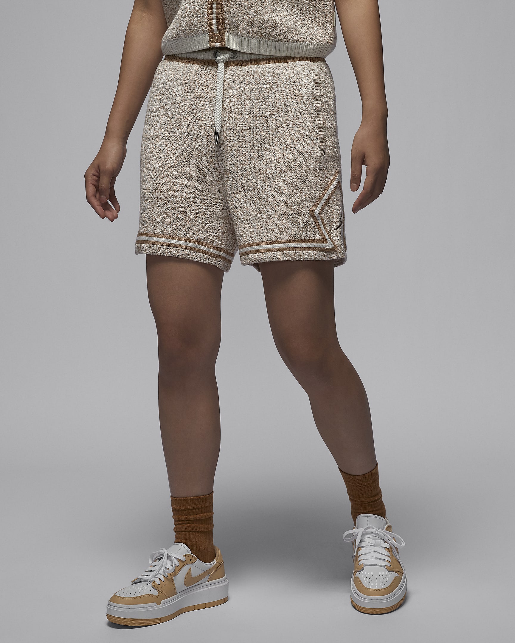 Air Jordan Women's Knit Shorts - Sail