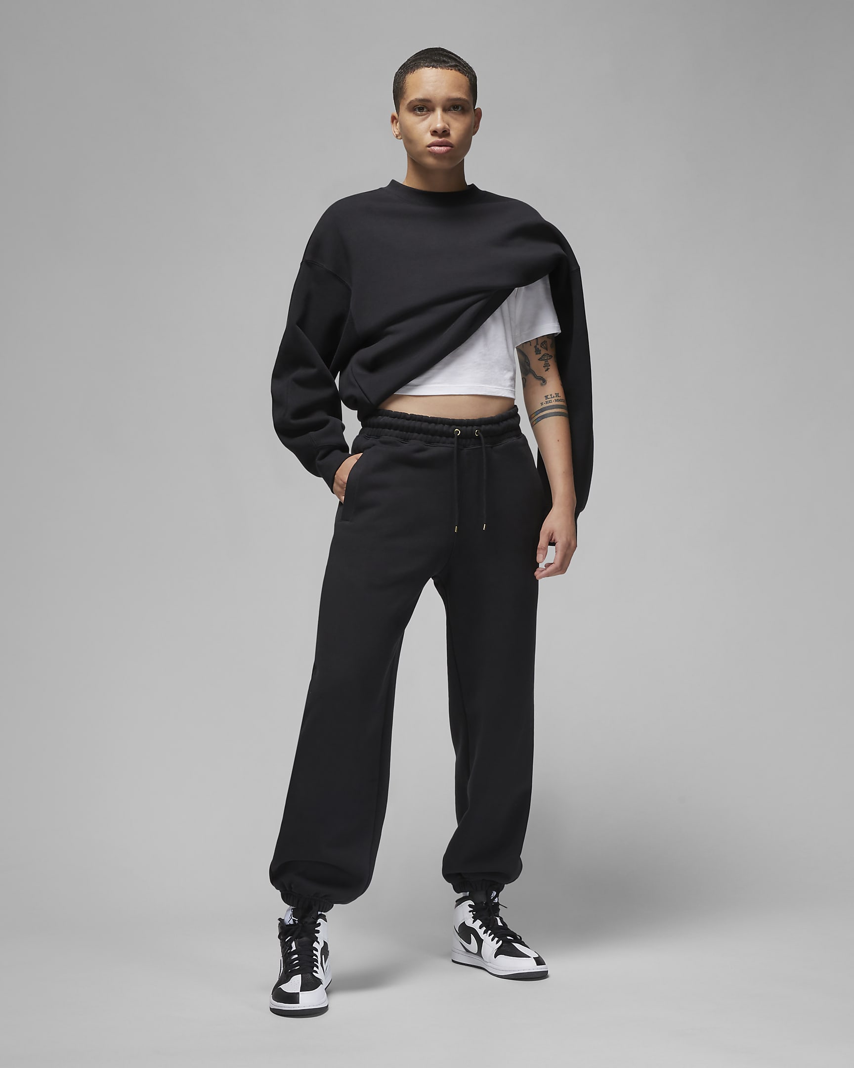 Jordan Flight Fleece Women's Trousers - Black