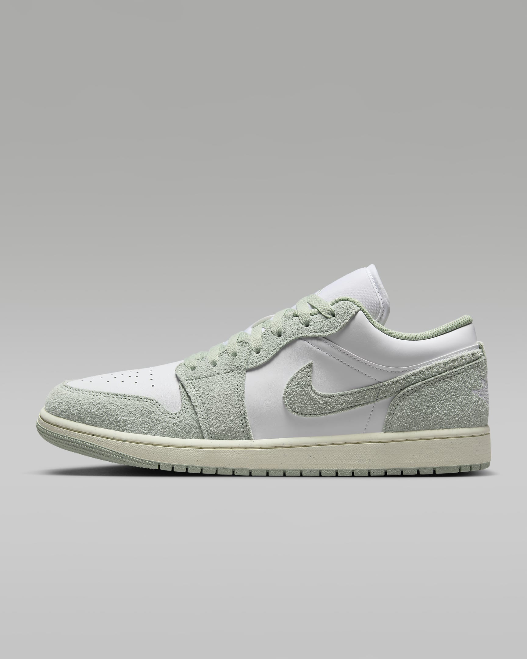 Air Jordan 1 Low SE herresko - Hvit/Sail/Seafoam