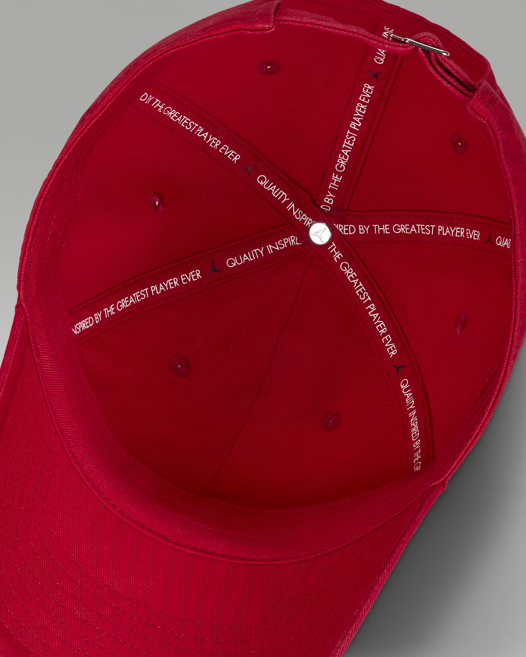 Jordan Club Unstructured Curved-Bill Hat - Gym Red/Black