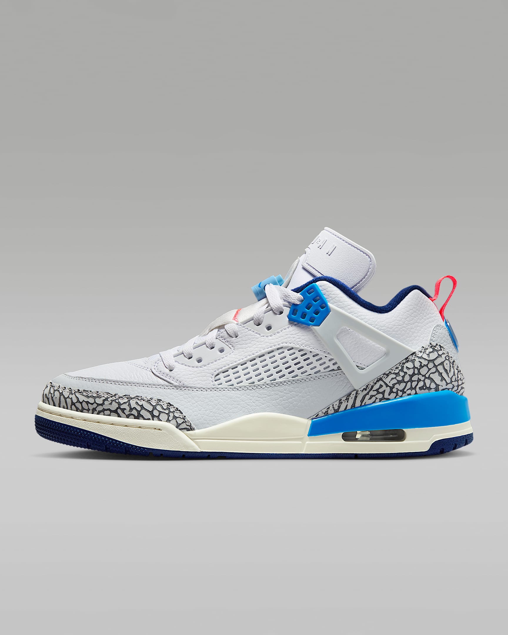 Jordan Spizike Low Herrenschuh - Weiß/Pure Platinum/Blue Void/Hot Lava