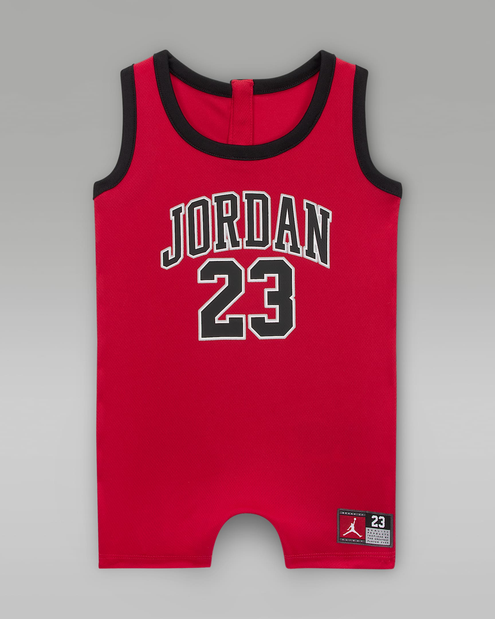 Jordan Baby (12-24M) Jumpman 23 Jersey Romper - Gym Red