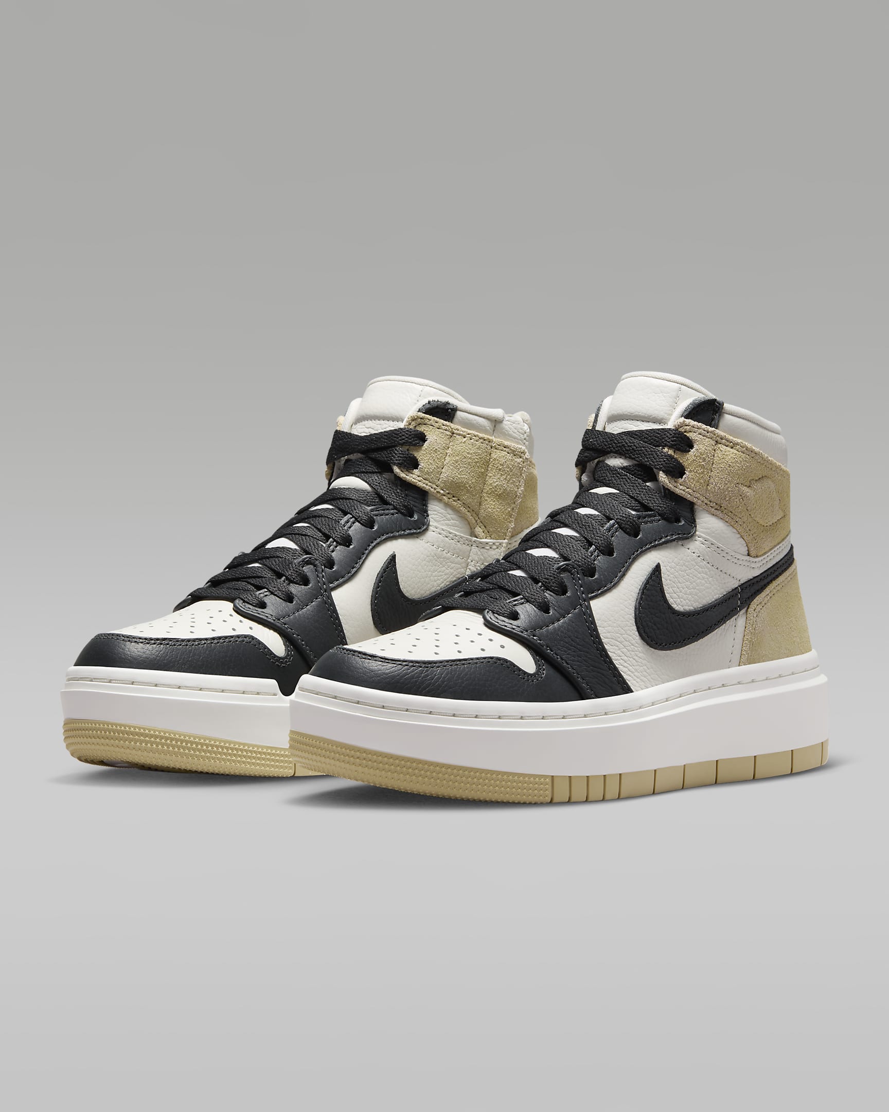 Chaussure Air Jordan 1 Elevate High pour Femme - Team Gold/Sail/Dark Smoke Grey