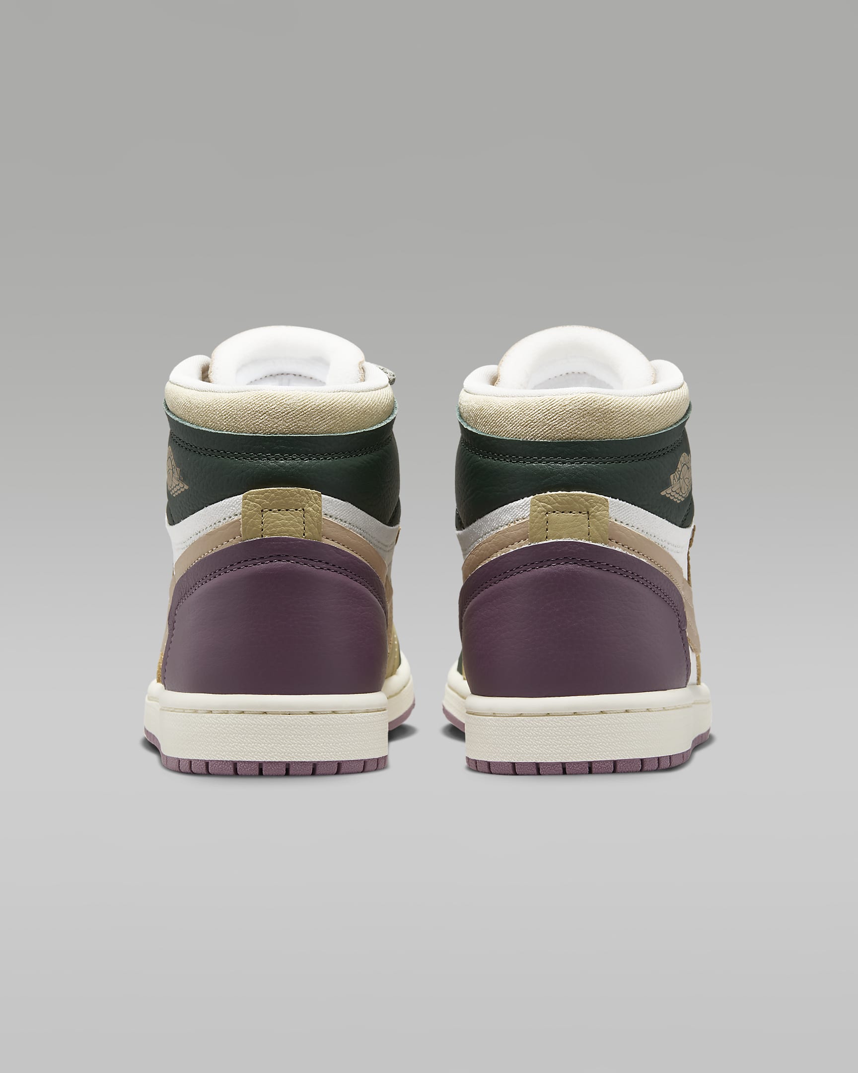 Air Jordan 1 High Method of Make Women's Shoes - Galactic Jade/Sail/Sky J Mauve/Desert