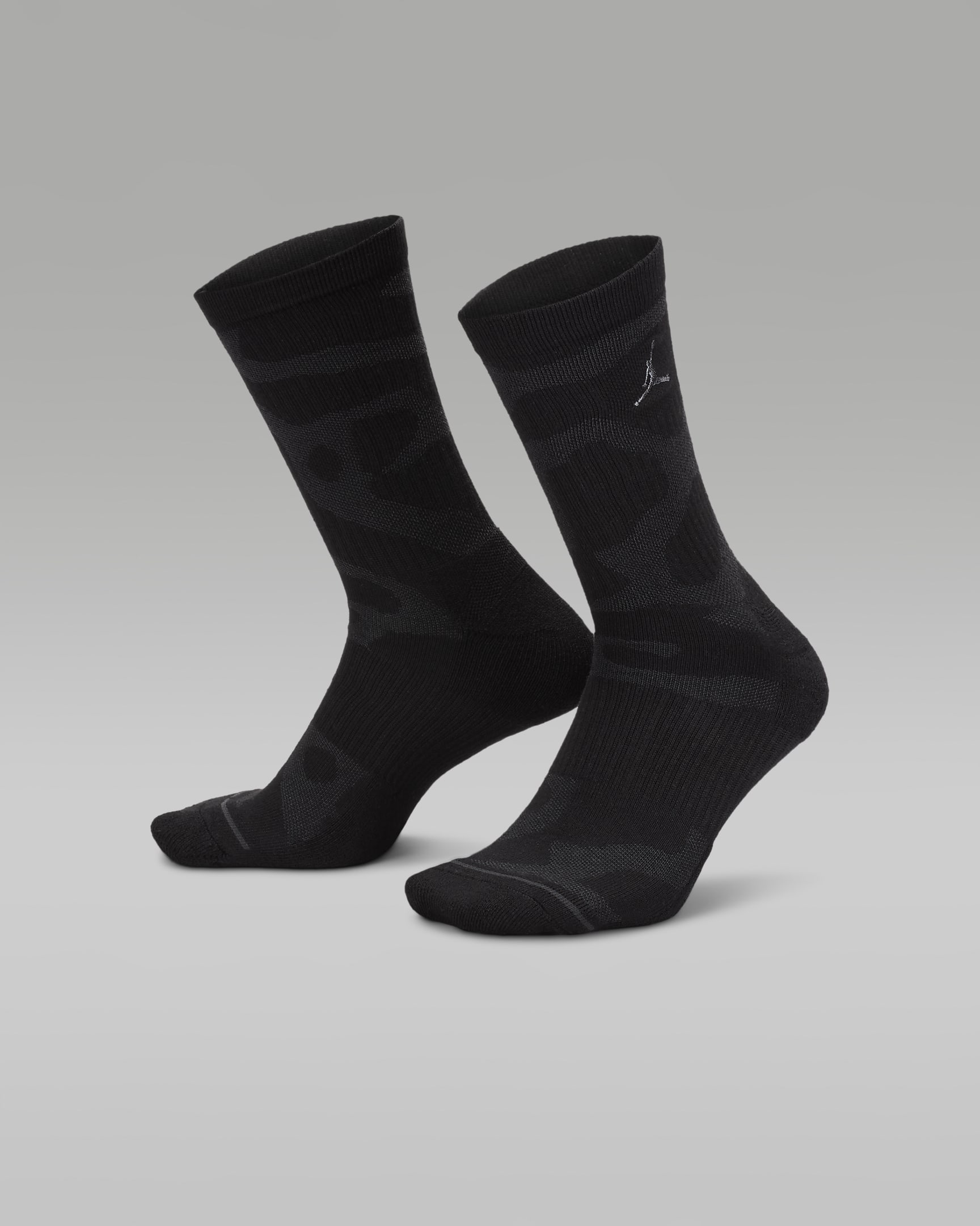 Jordan Everyday Cushioned Crew Socks (1 Pair) - Black/Off-Noir/Off-Noir