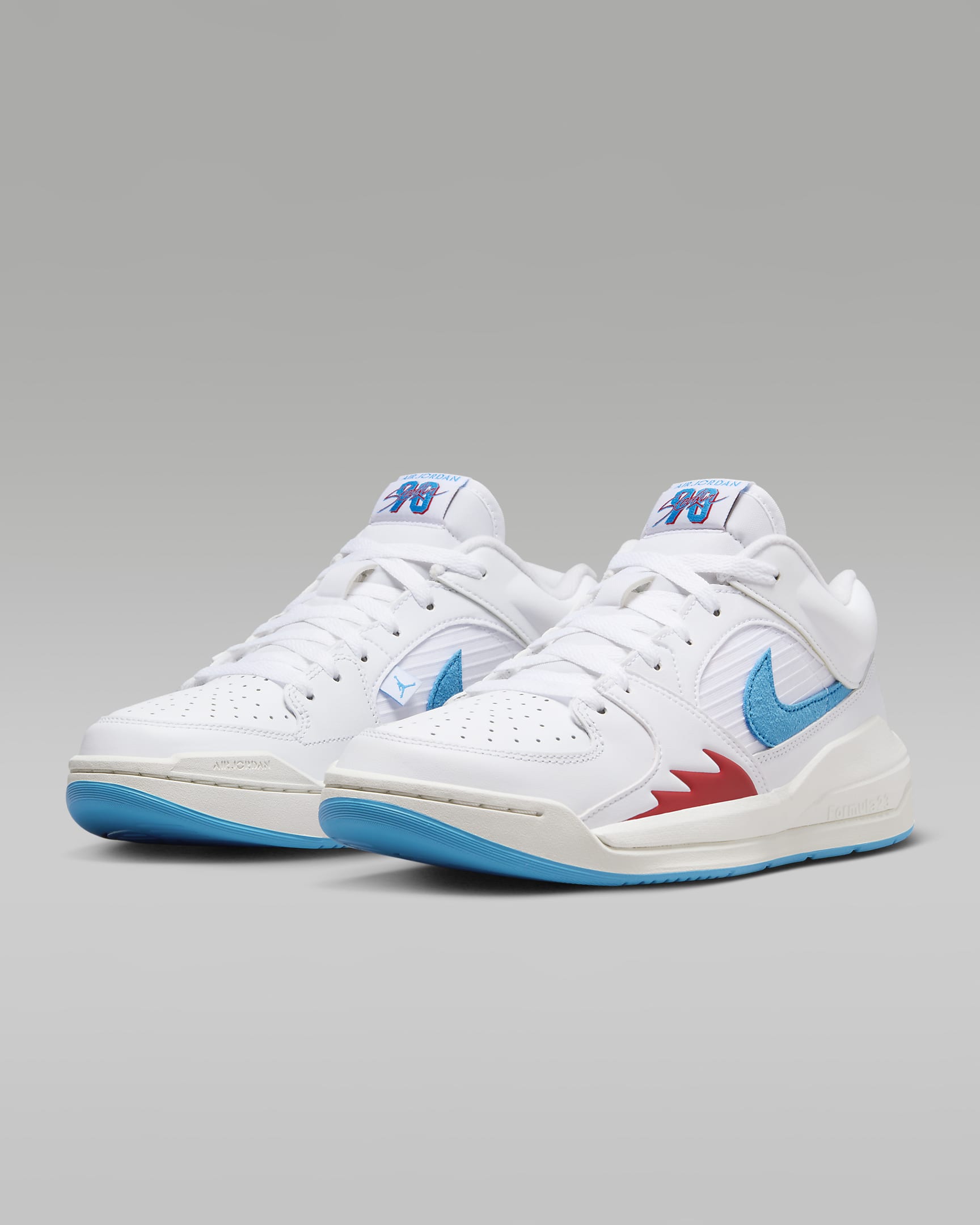 Jordan Stadium 90 Women's Shoes - White/Sail/Gym Red/Dark Powder Blue