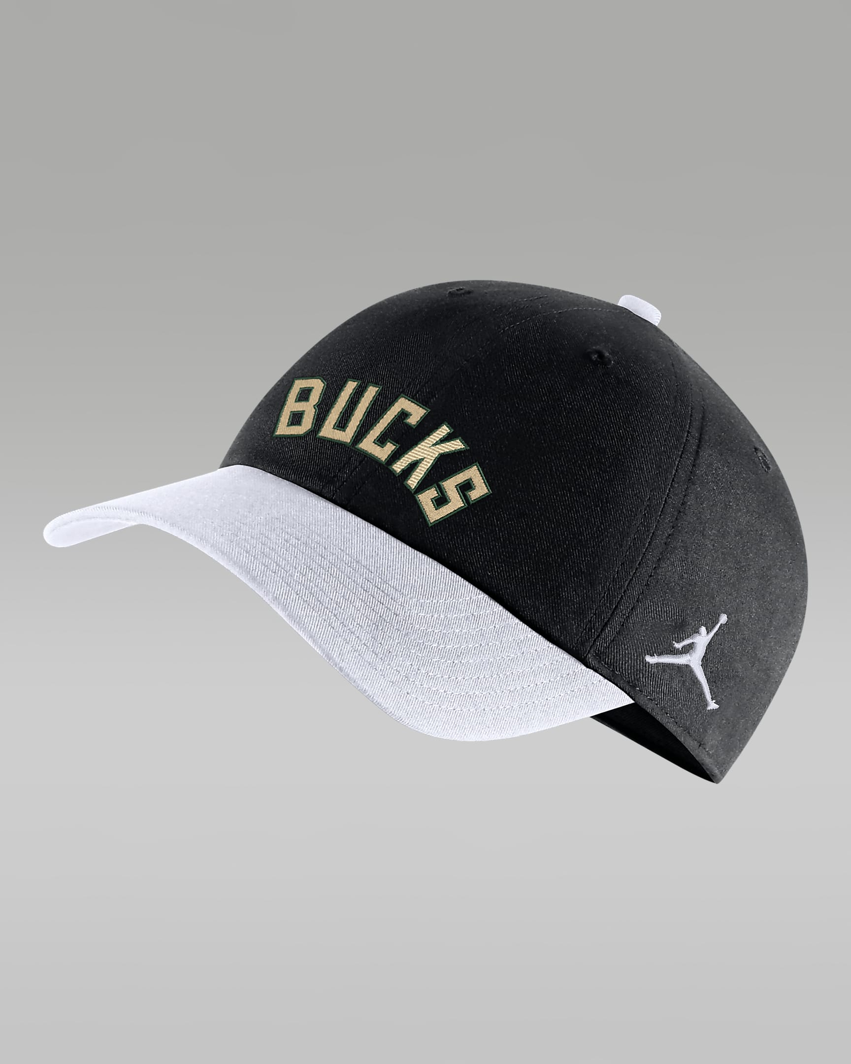 Milwaukee Bucks Statement Edition Jordan Heritage86 NBA Hat - Black