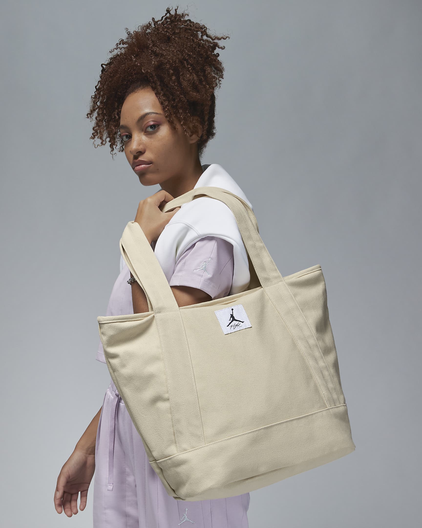 Jordan Flight Carryall Tote Bag Bossa de mà (25 l) - Natural/Canvas