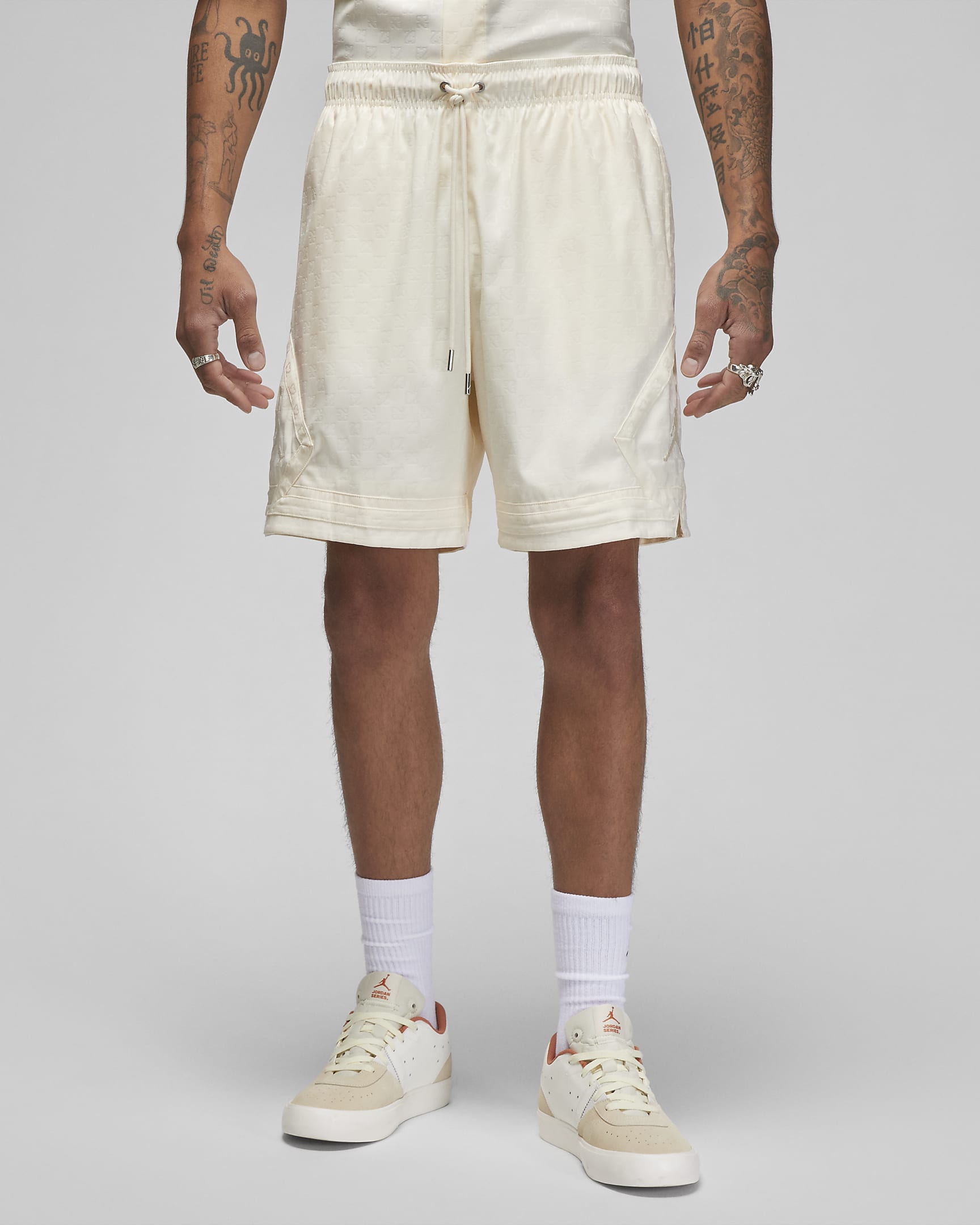 Jordan Essentials Men's Diamond Shorts - Pale Ivory/Pale Ivory