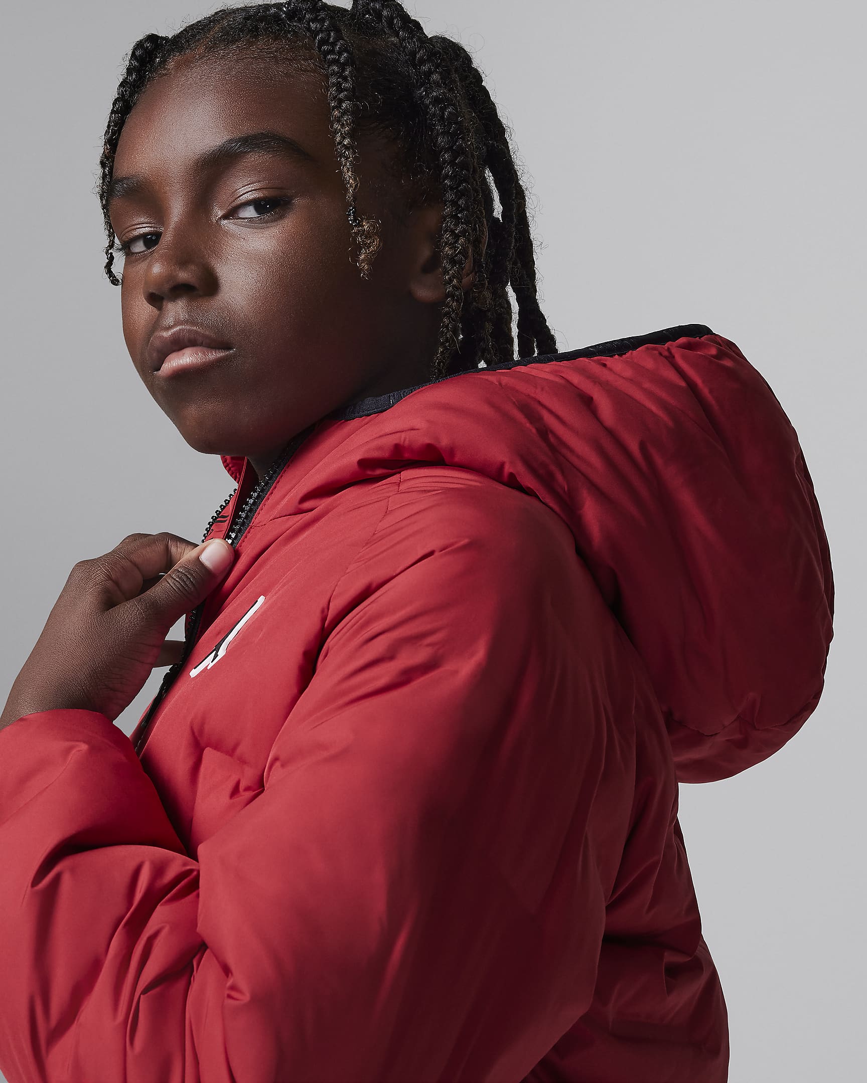 Jordan Older Kids' Welded Puffer Jacket - Gym Red